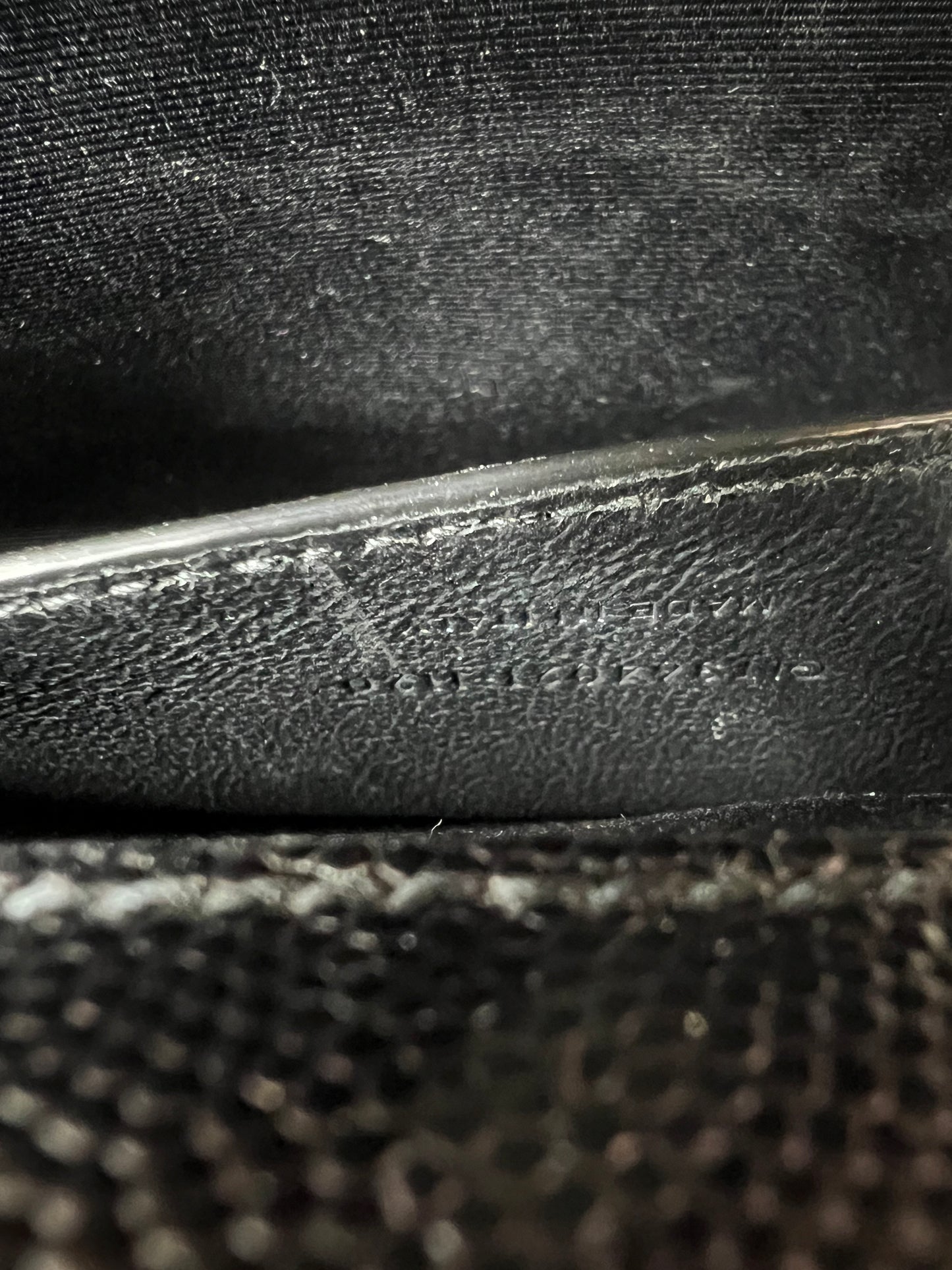 Saint Laurent YSL Black Grain de Poudre Medium Kate Chain Bag