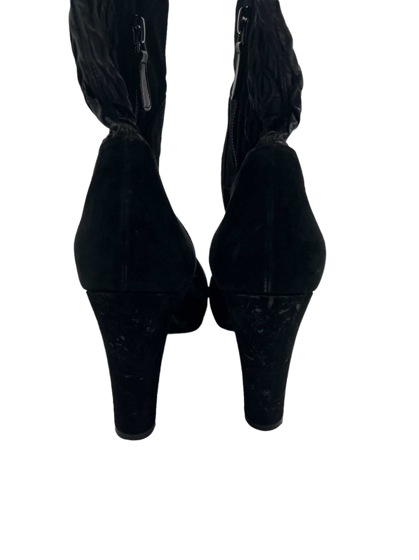 Chanel Thigh High Suede Lambskin Size 39 Boots