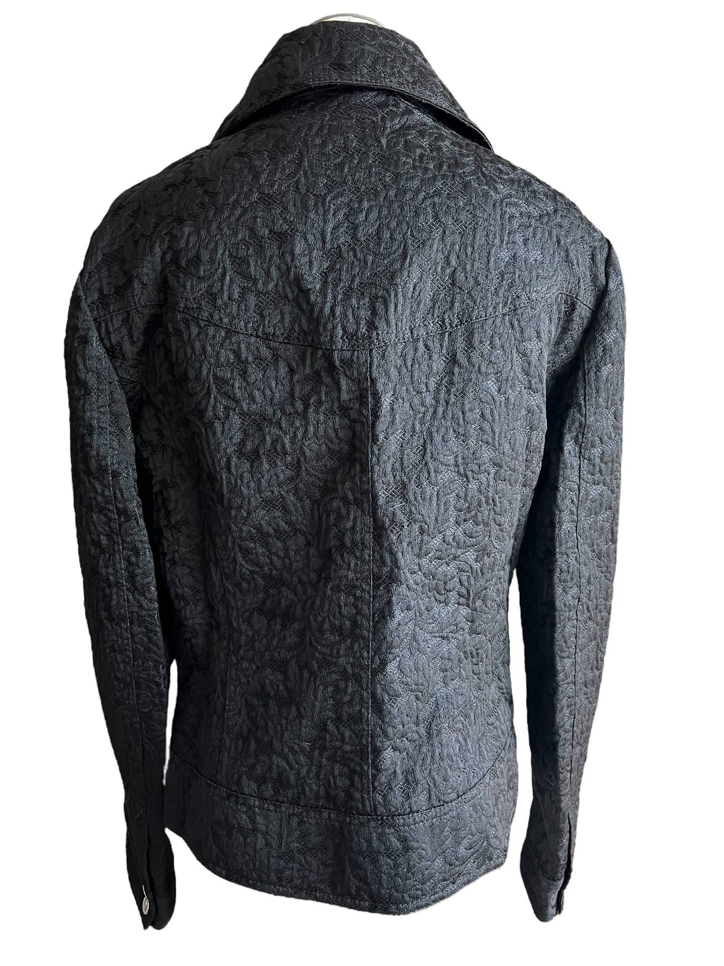 Dolce & Gabbana Black Embroidered Size 46 Jacket