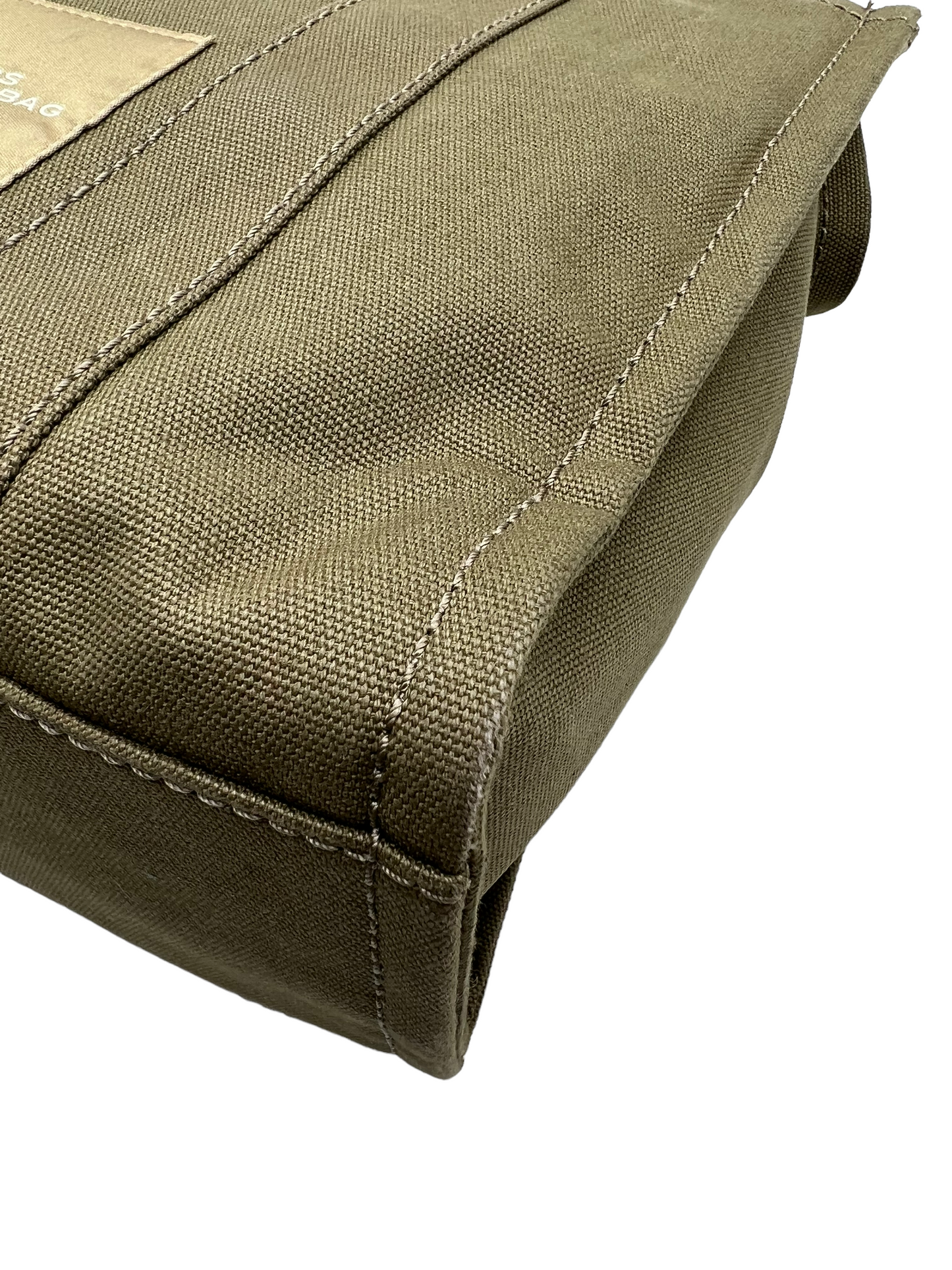 Marc Jacobs Khaki Canvas "The Medium Tote" Bag