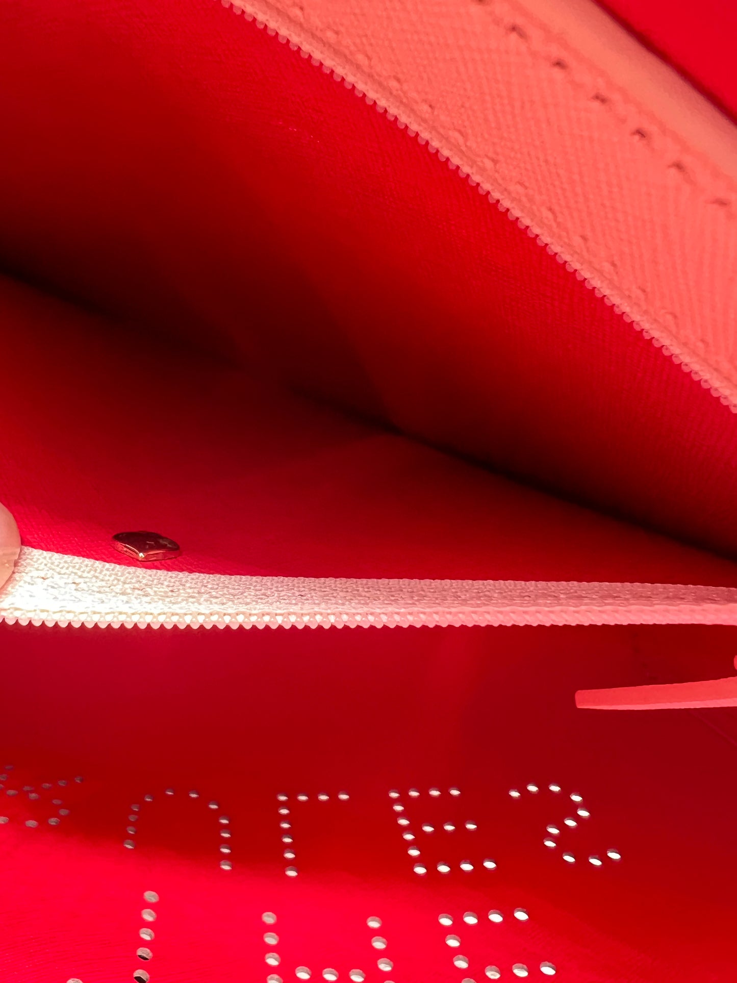 Kate Spade Pink Hallie 'Skirt The Rules' Perforated Tote