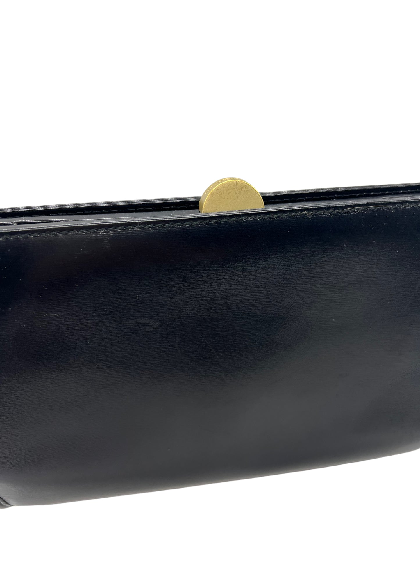 Barry Kieselstein-Cord Black Leather Chain Bag