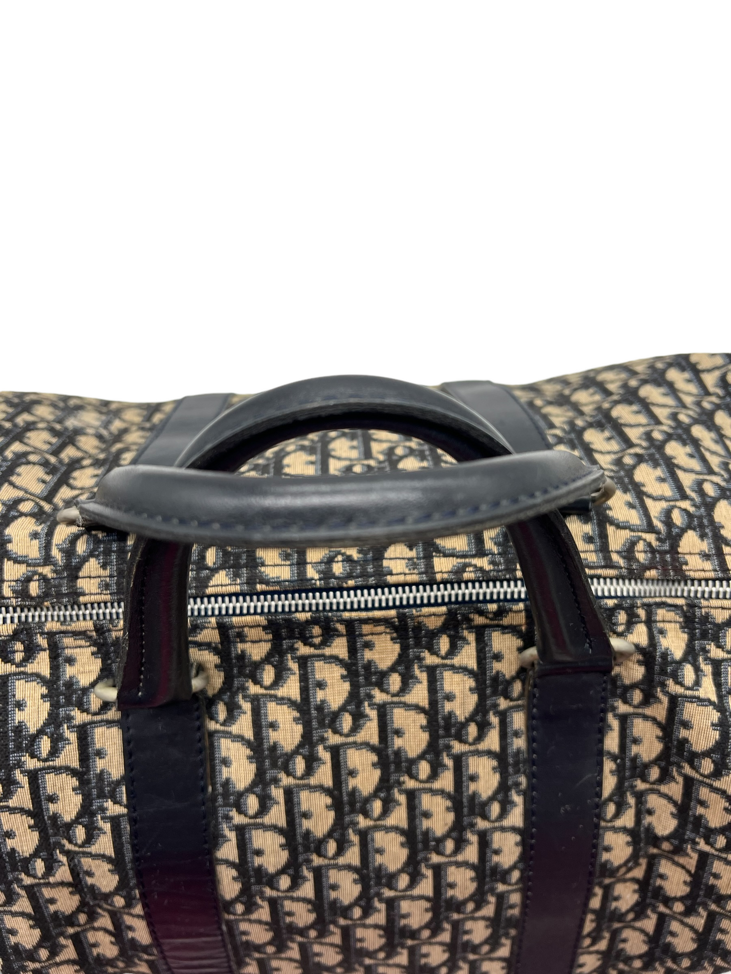 Christian Dior Vintage Blue Navy Trotter Duffle