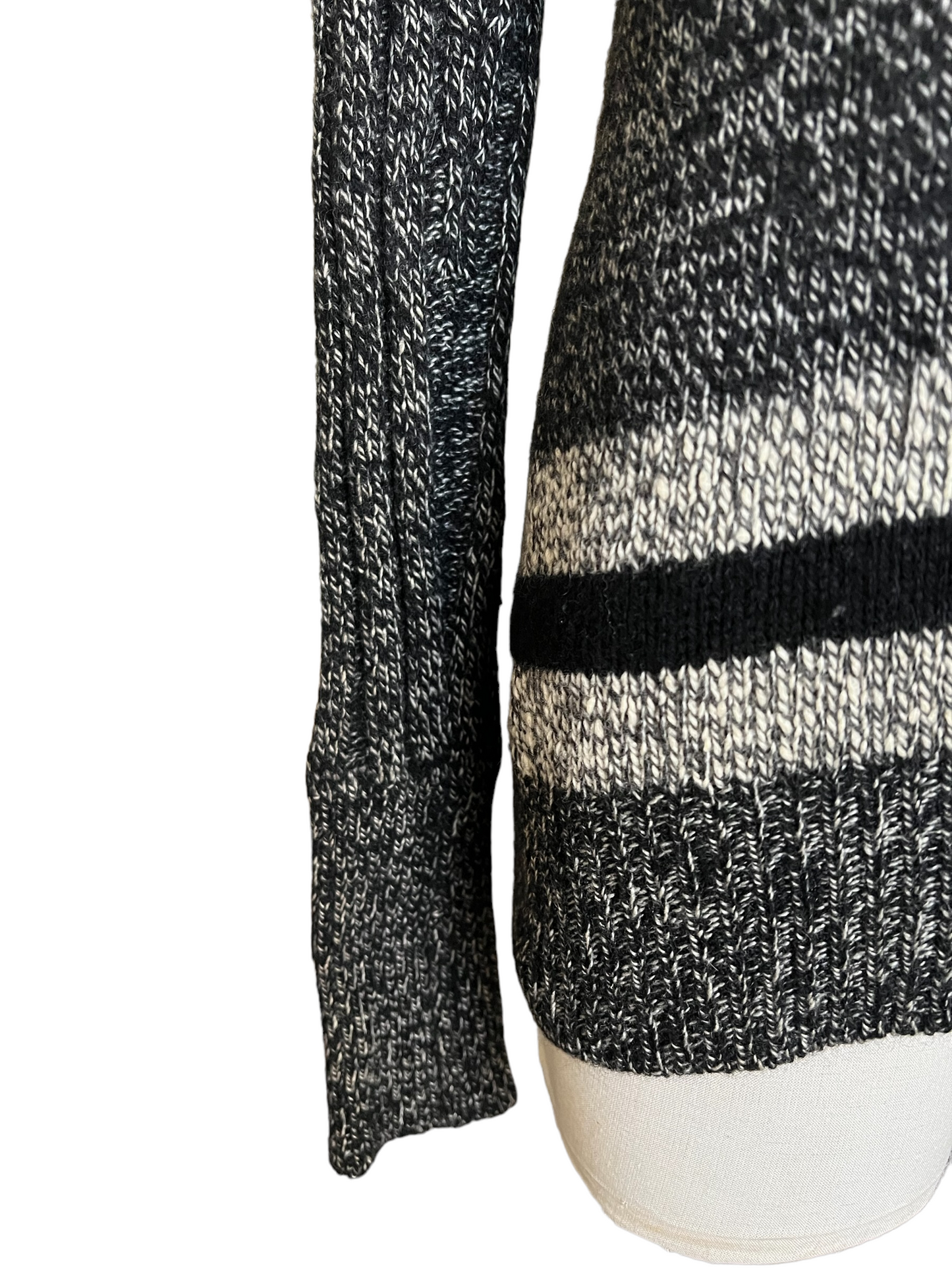 Chanel Gray Charcoal 96A Cashmere CC Logo Sweater