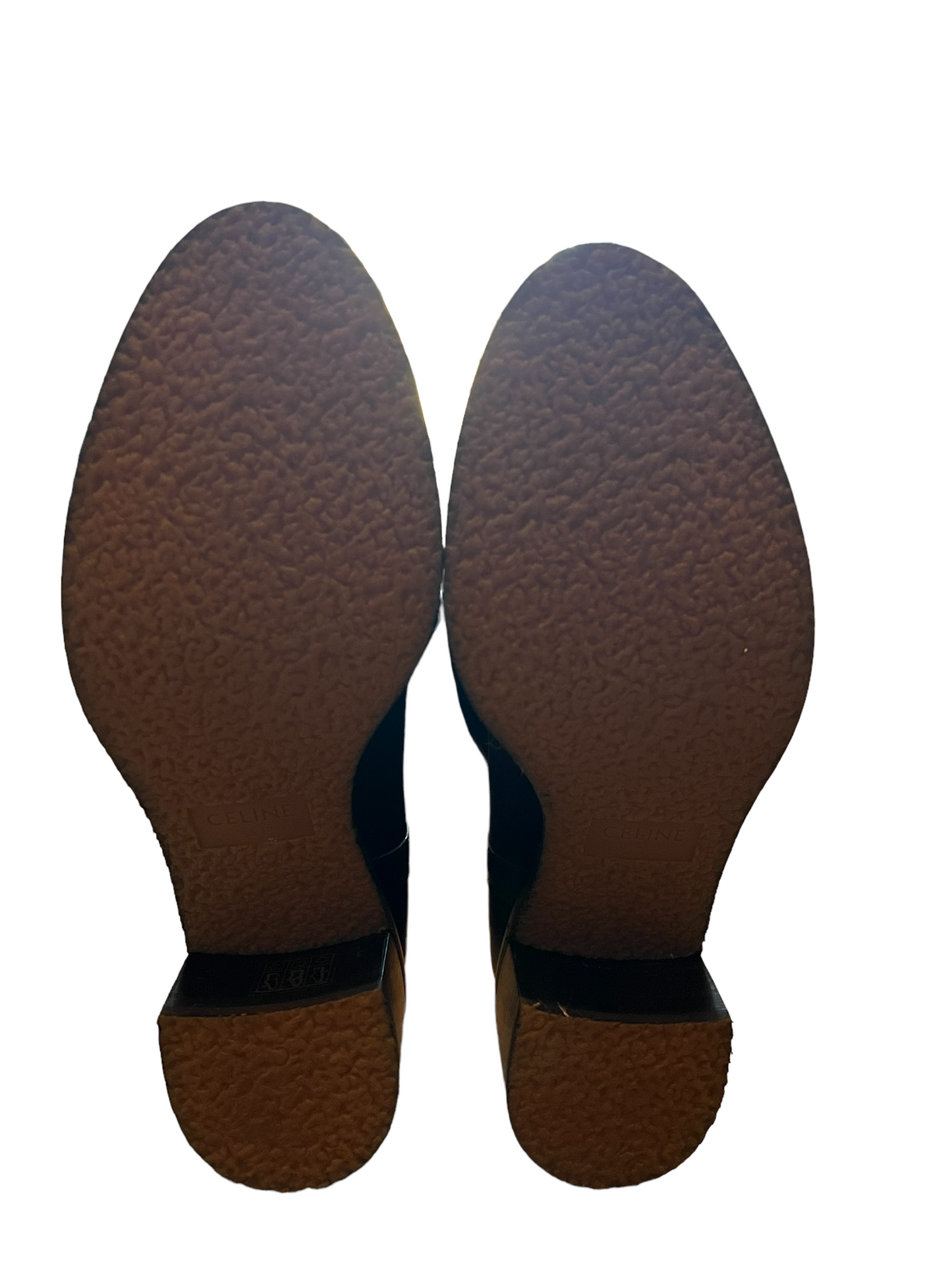 Celine Black Foldover OTK Folco Shearling Size 39 Boots