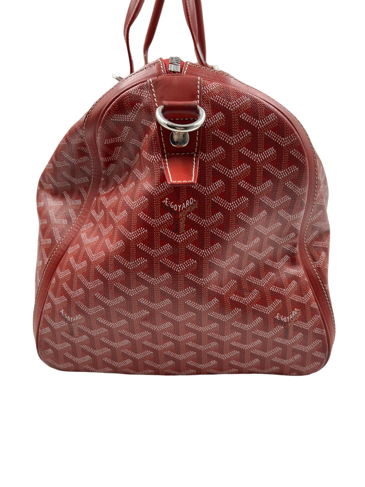 Goyard Red Croisiere 50 Duffle