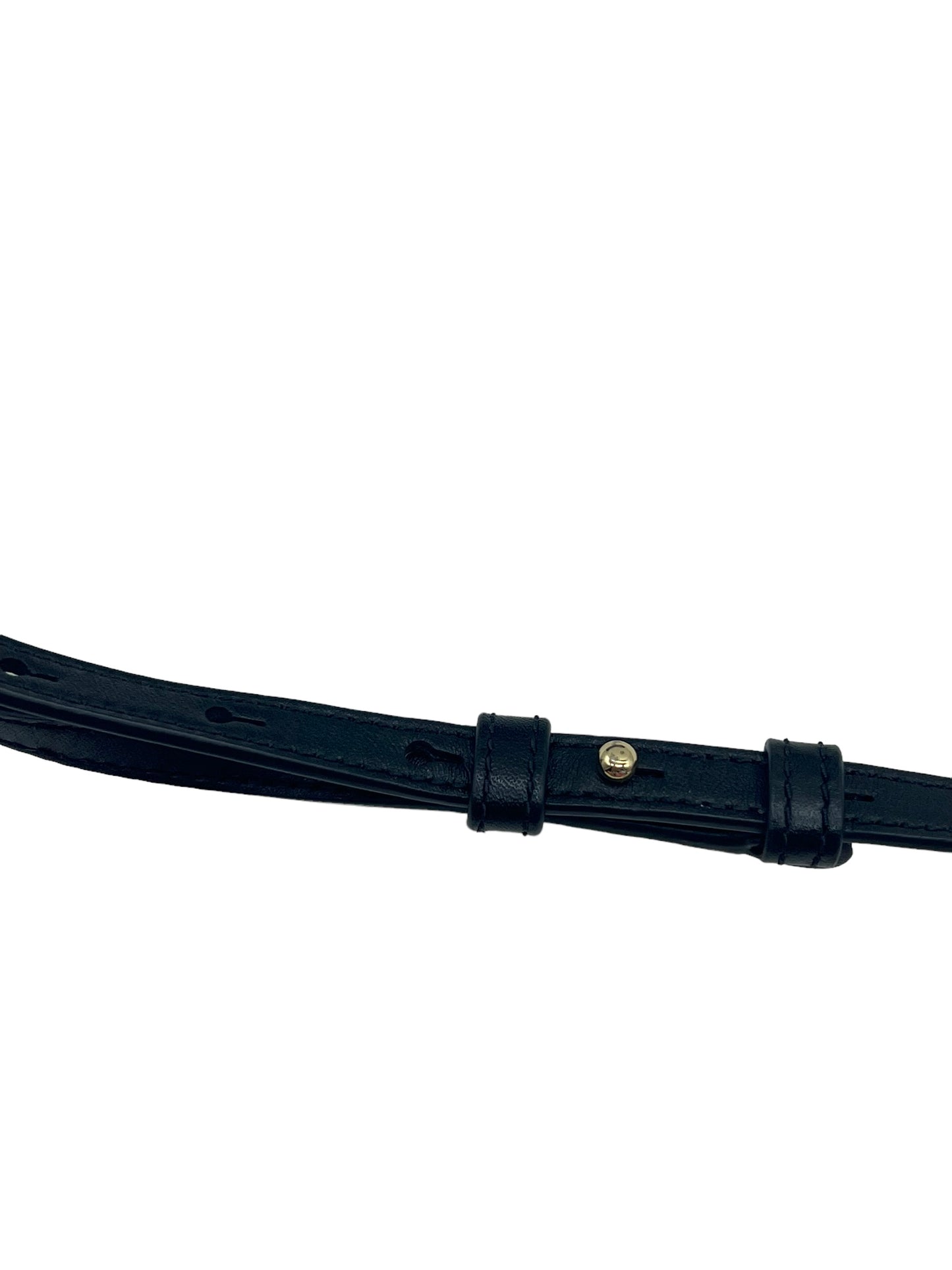 Marc Jacobs Blue Leather The Mini Cushion Bag