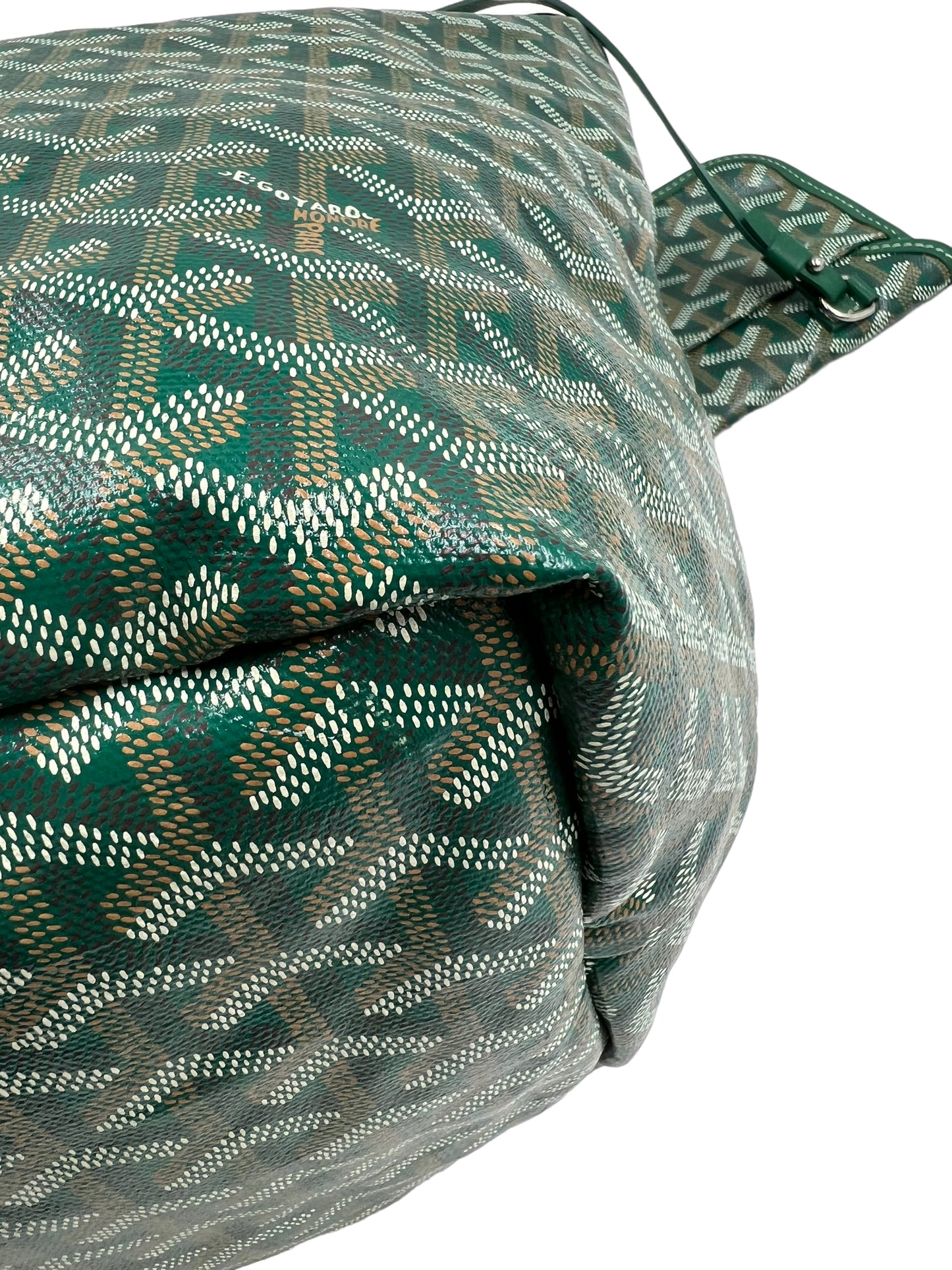 Goyard Green Goyardine Saint Louis GM Tote