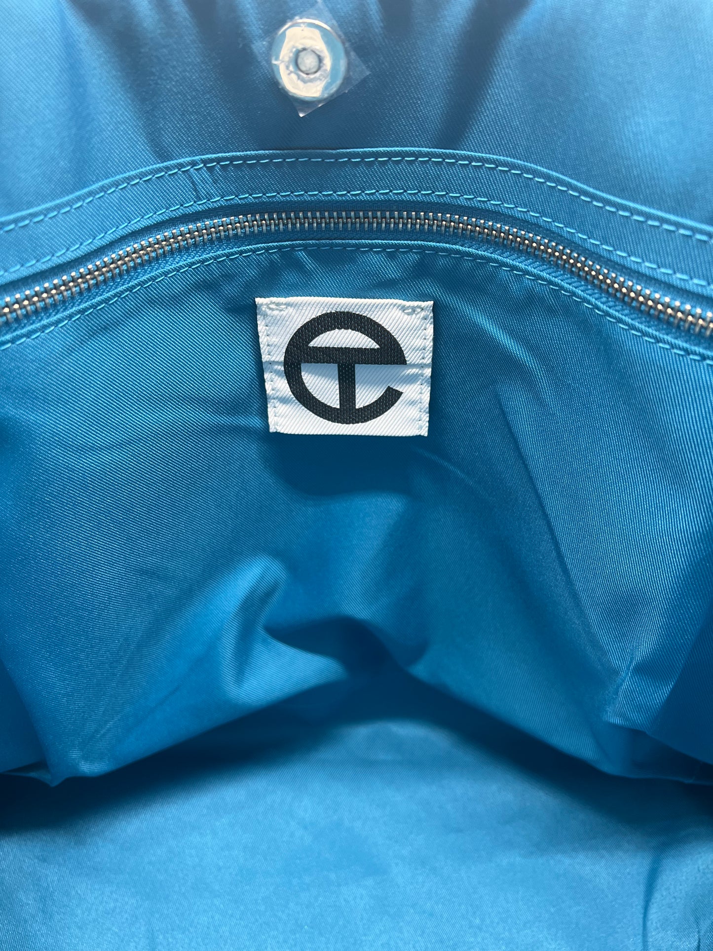 Telfar Cyan Vegan Leather Large Shopper