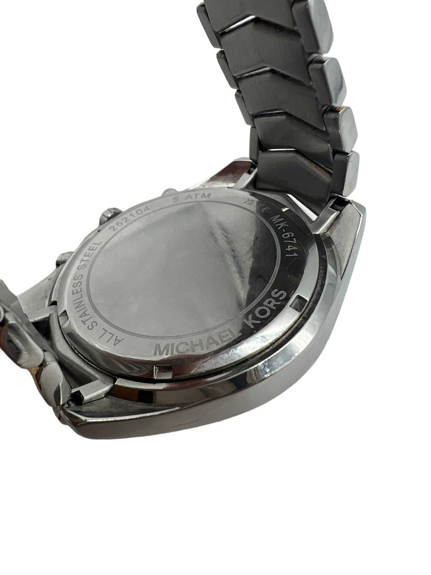 Michael Kors Whitney Pave Tri-Tone Chronograph Watch