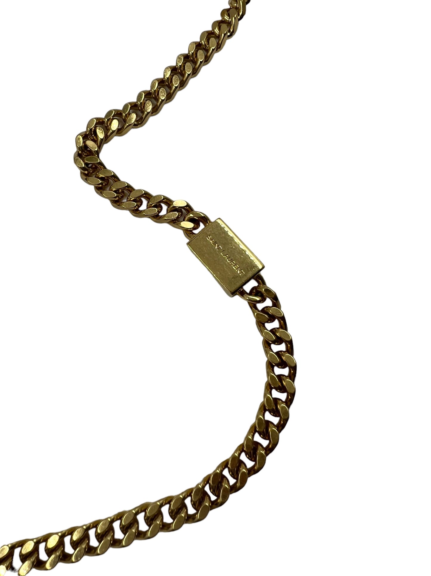 Saint Laurent YSL Black Grain de Poudre Medium Kate Chain Bag