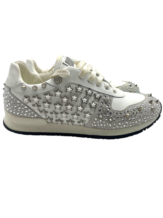 Philipp Plein Legend Embellished Size 37 Sneakers