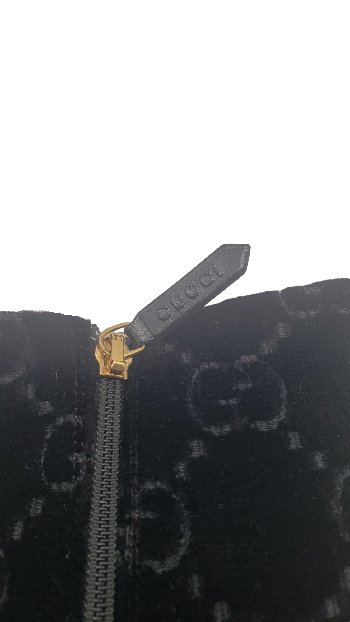 Gucci Black Black GG Velvet Horsebit Crystal Size 39 Boots
