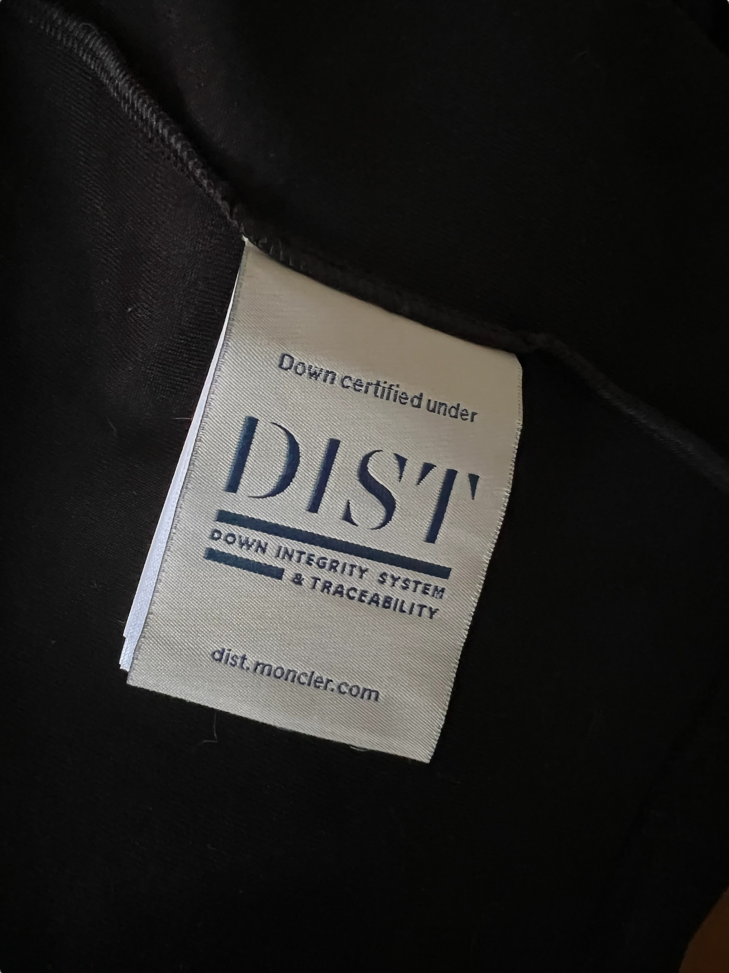 Moncler Black  Size Large Quilted 750 Power Down & Fleece Jacket