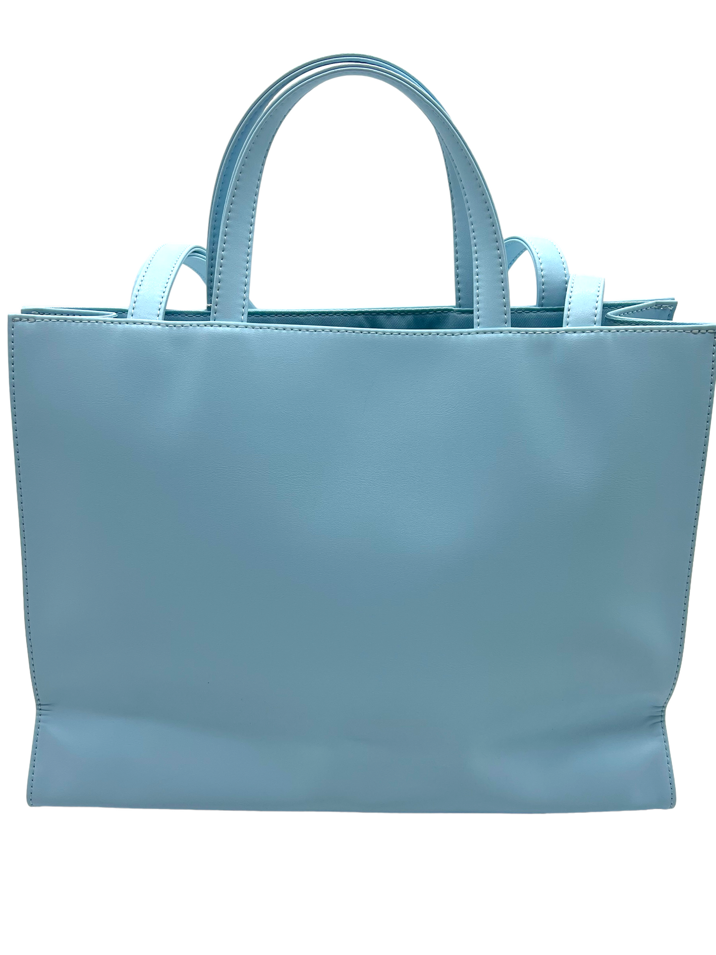 Telfar Pool Blue Vegan Leather Medium Shopper
