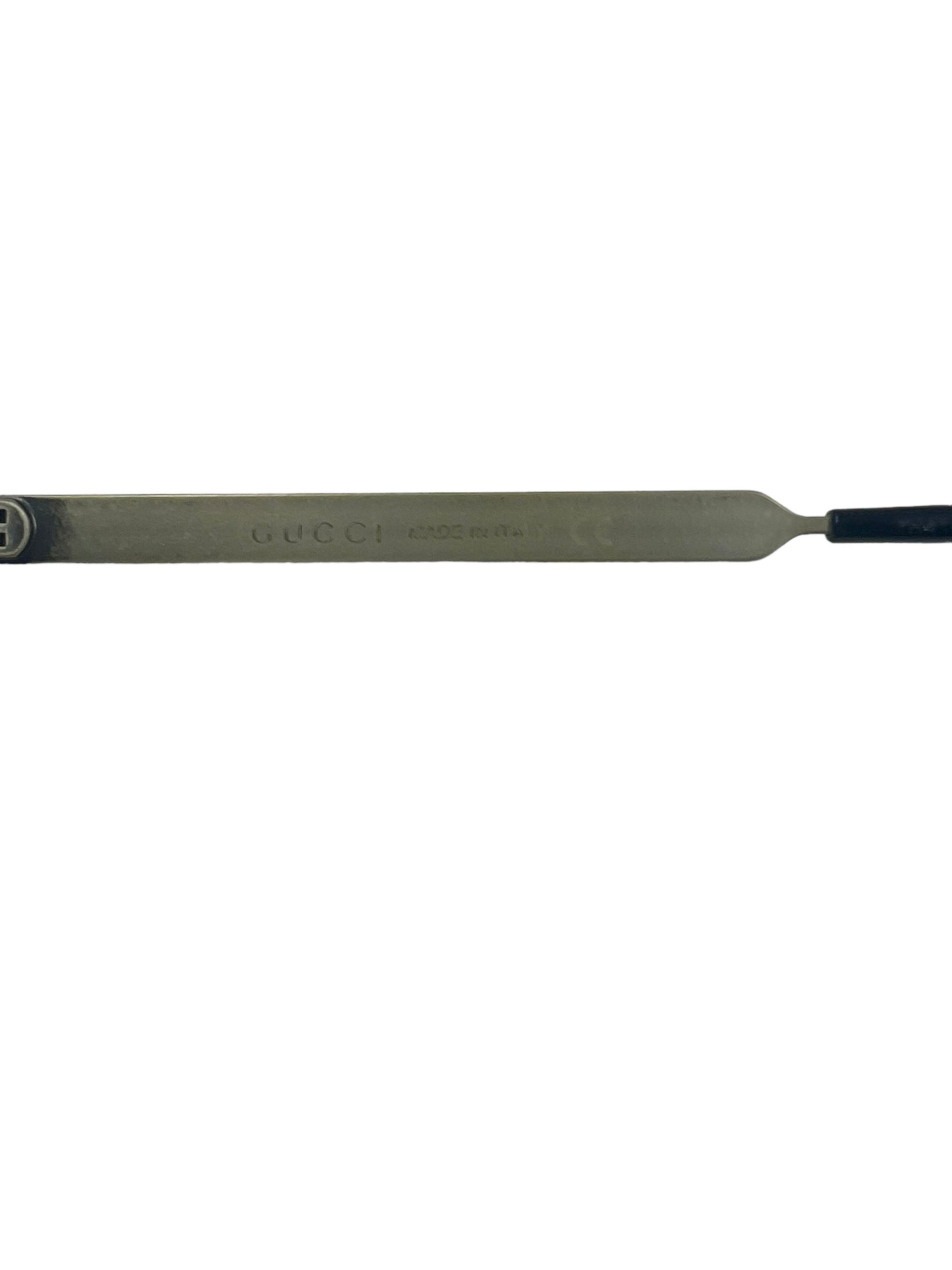 Gucci GG0220S Gold Cat Eye Engraved Sunglasses