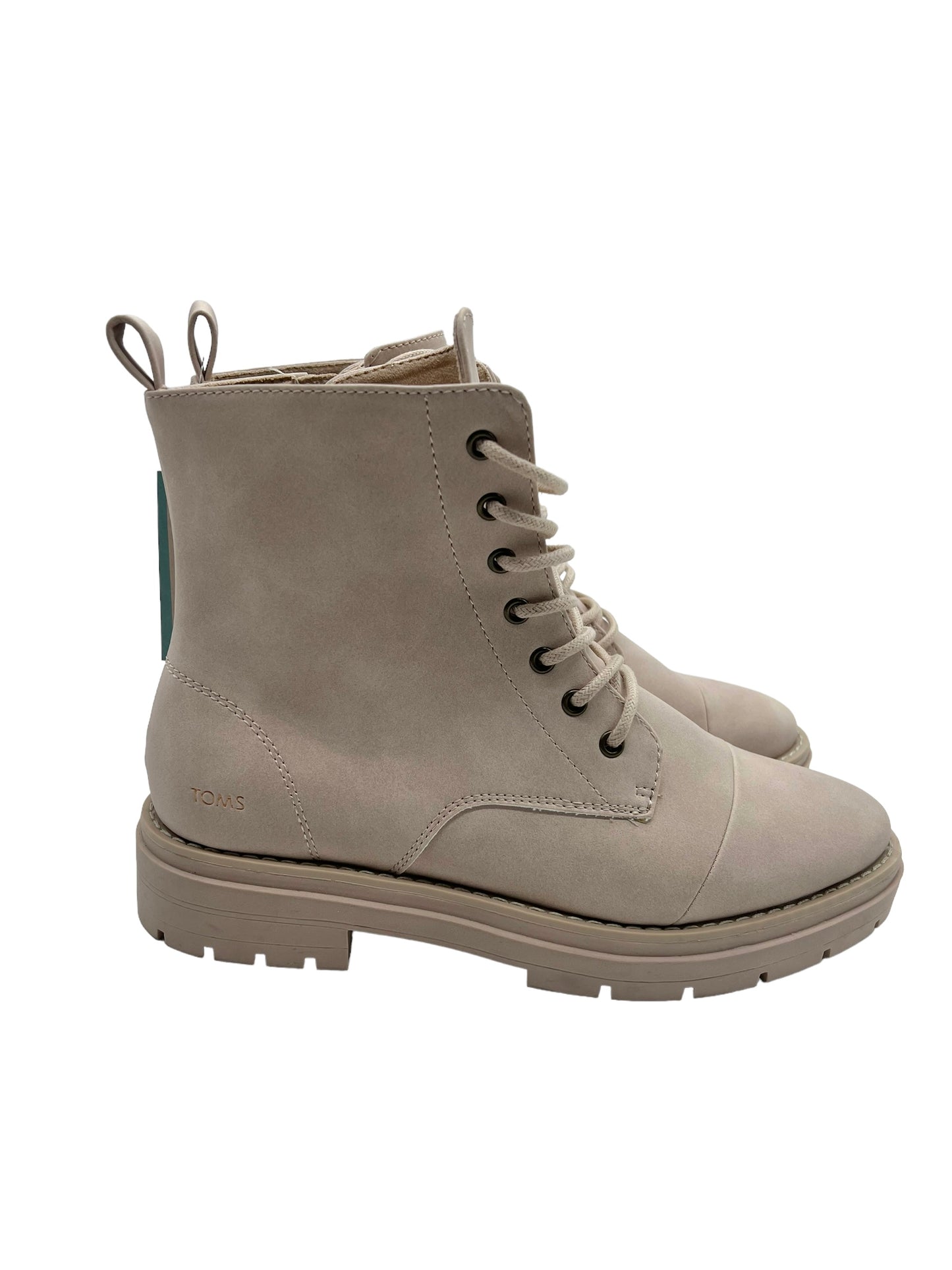 Tom's Beige Size 9.5 Alaya Boots