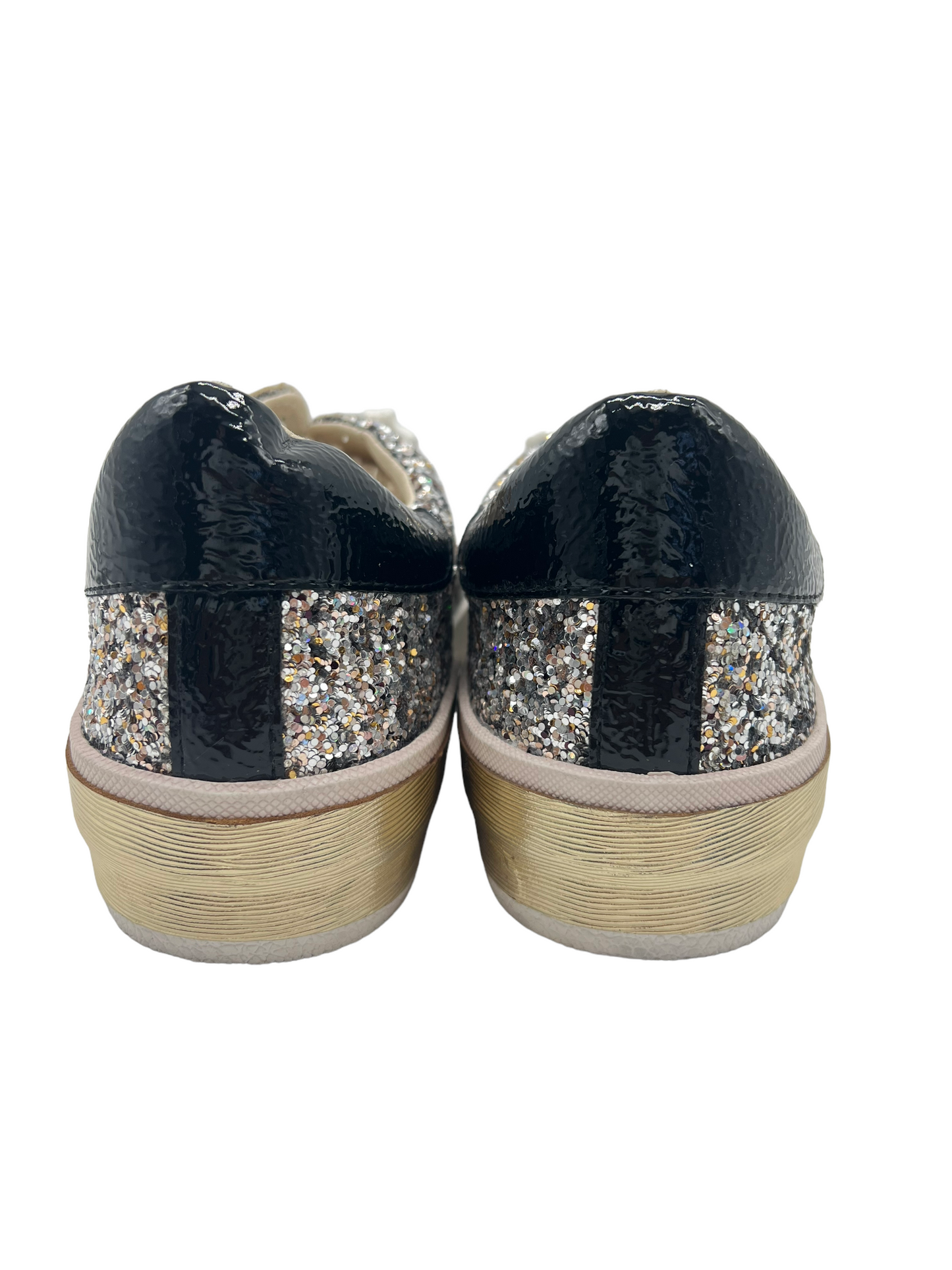 Dolce Vita Zina Glitter Shearling Size 7.5 Sneakers