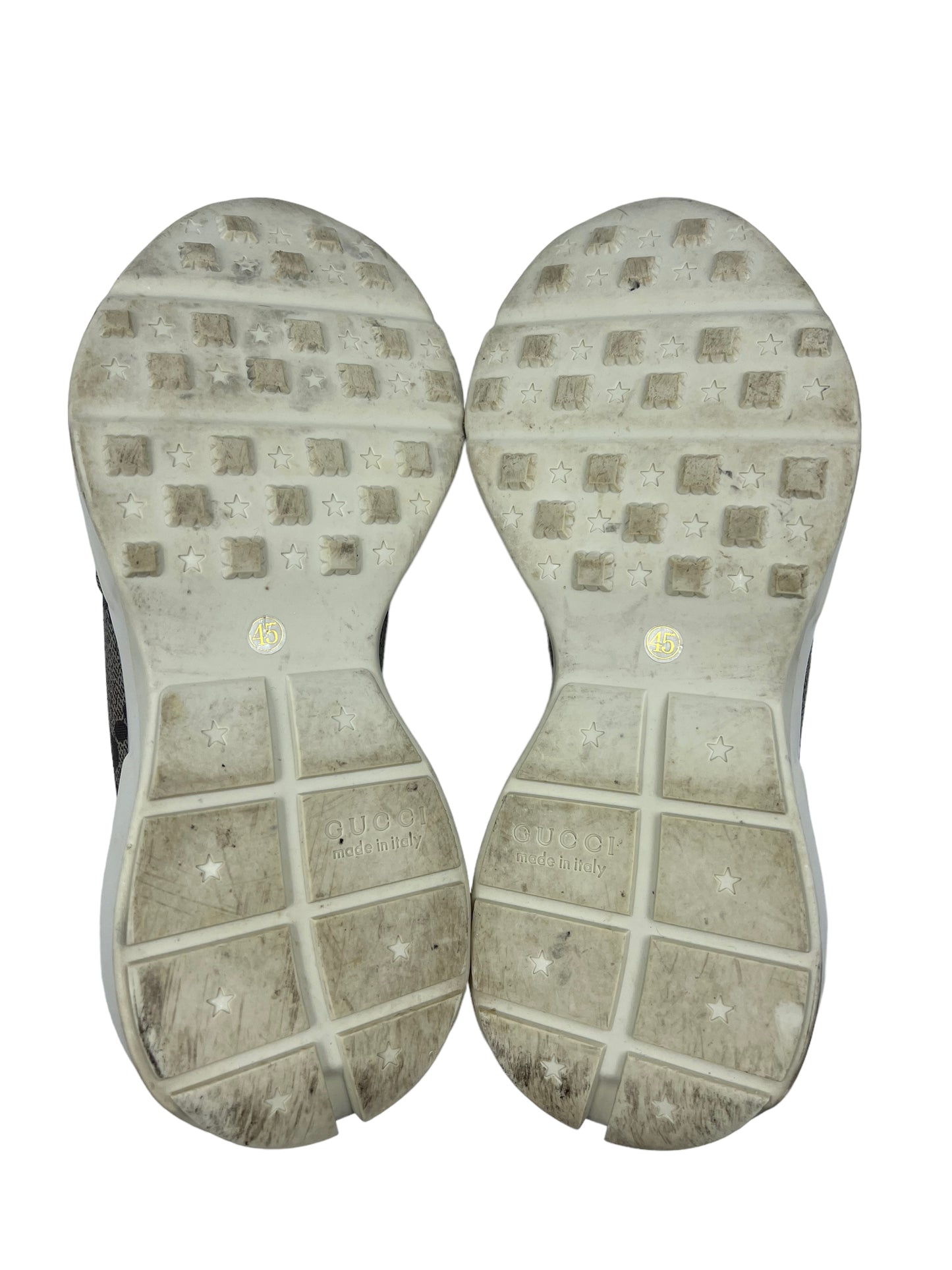 Gucci Men's Size 45 Maxi GG Rhyton Low Top Sneakers