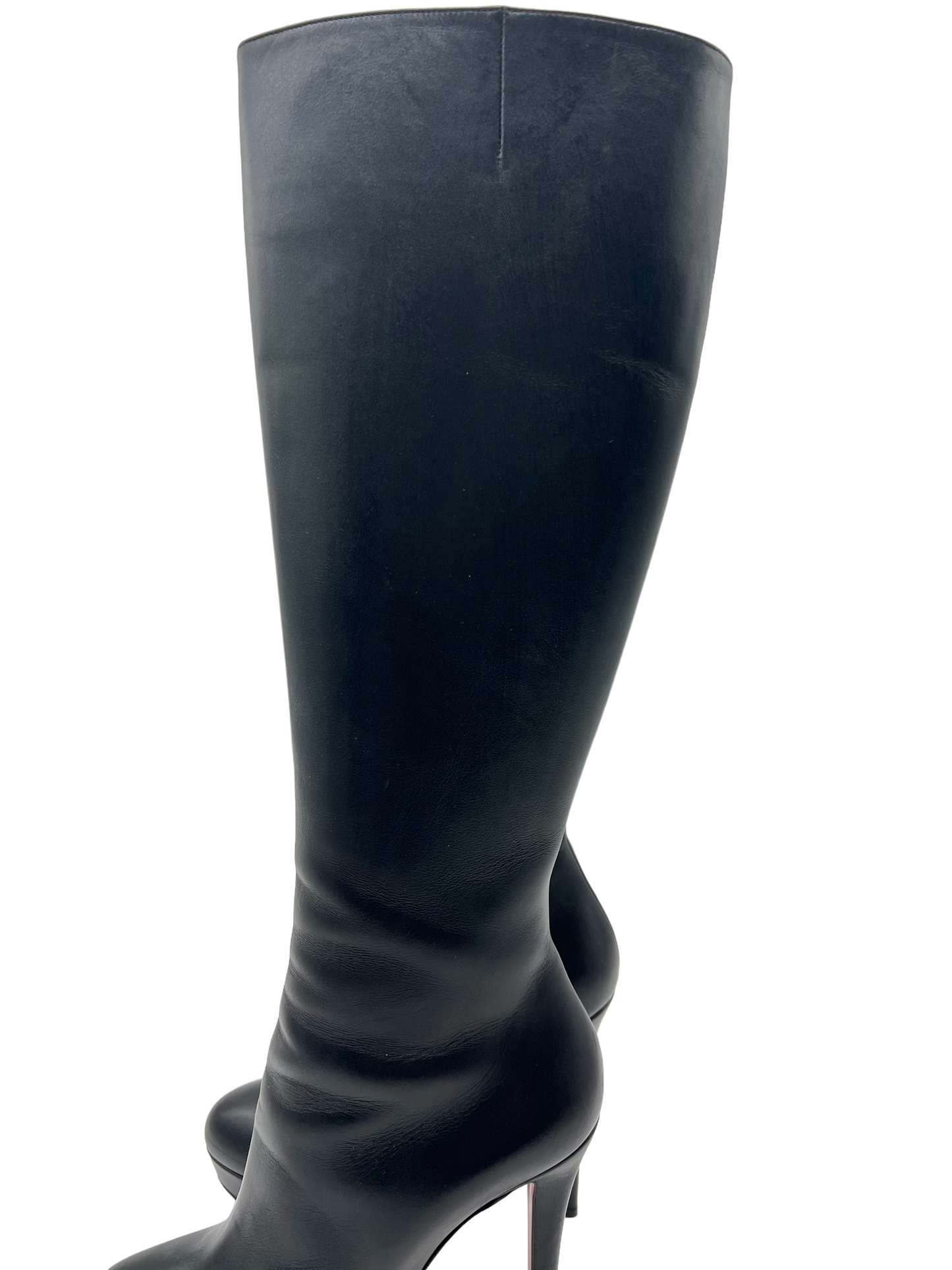 Christian Louboutin Black Bianca Botta 140 Size 39.5 Boots