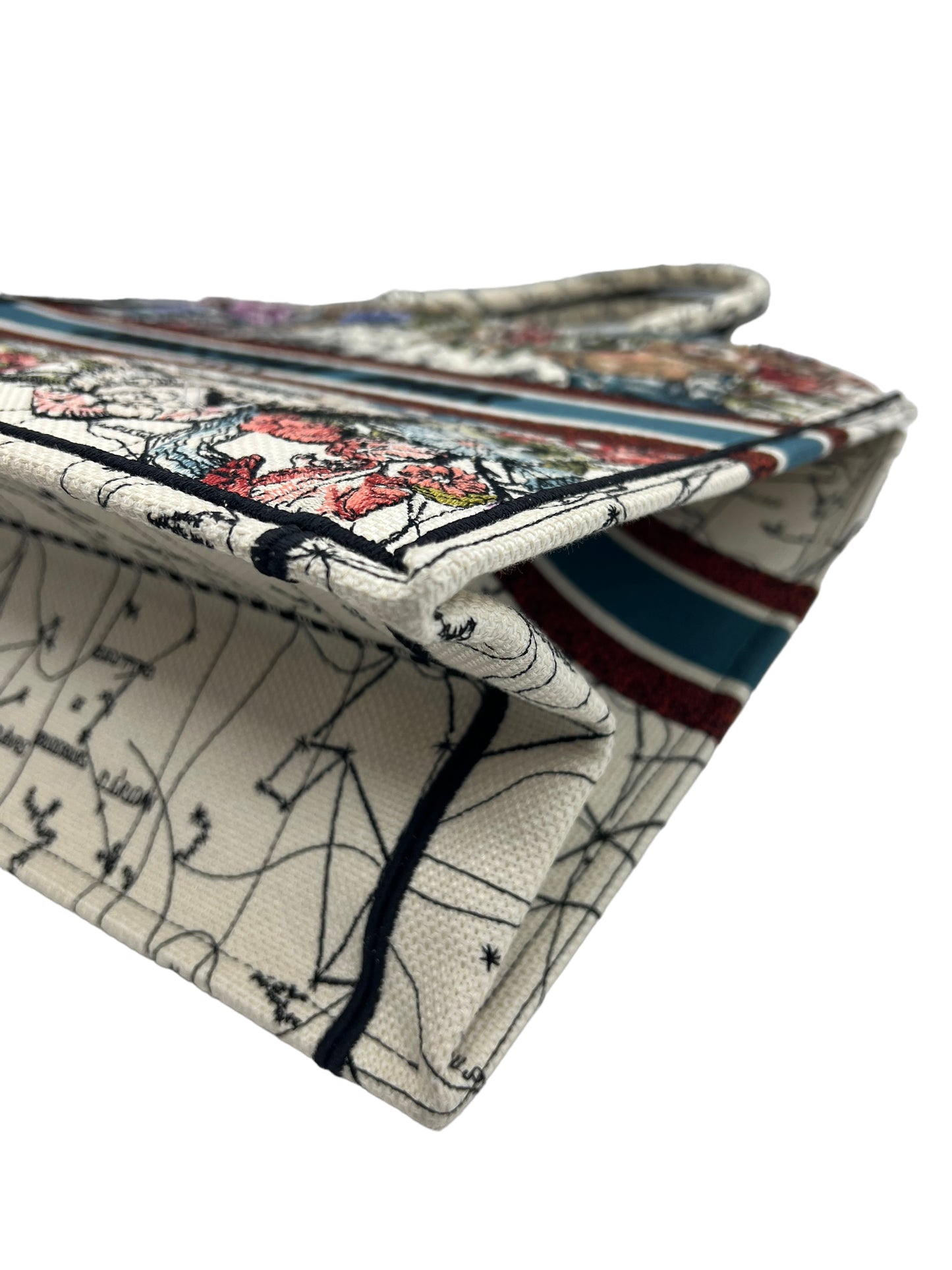 Dior Large Zodiac and Constellation Motif Embroidered Book Tote