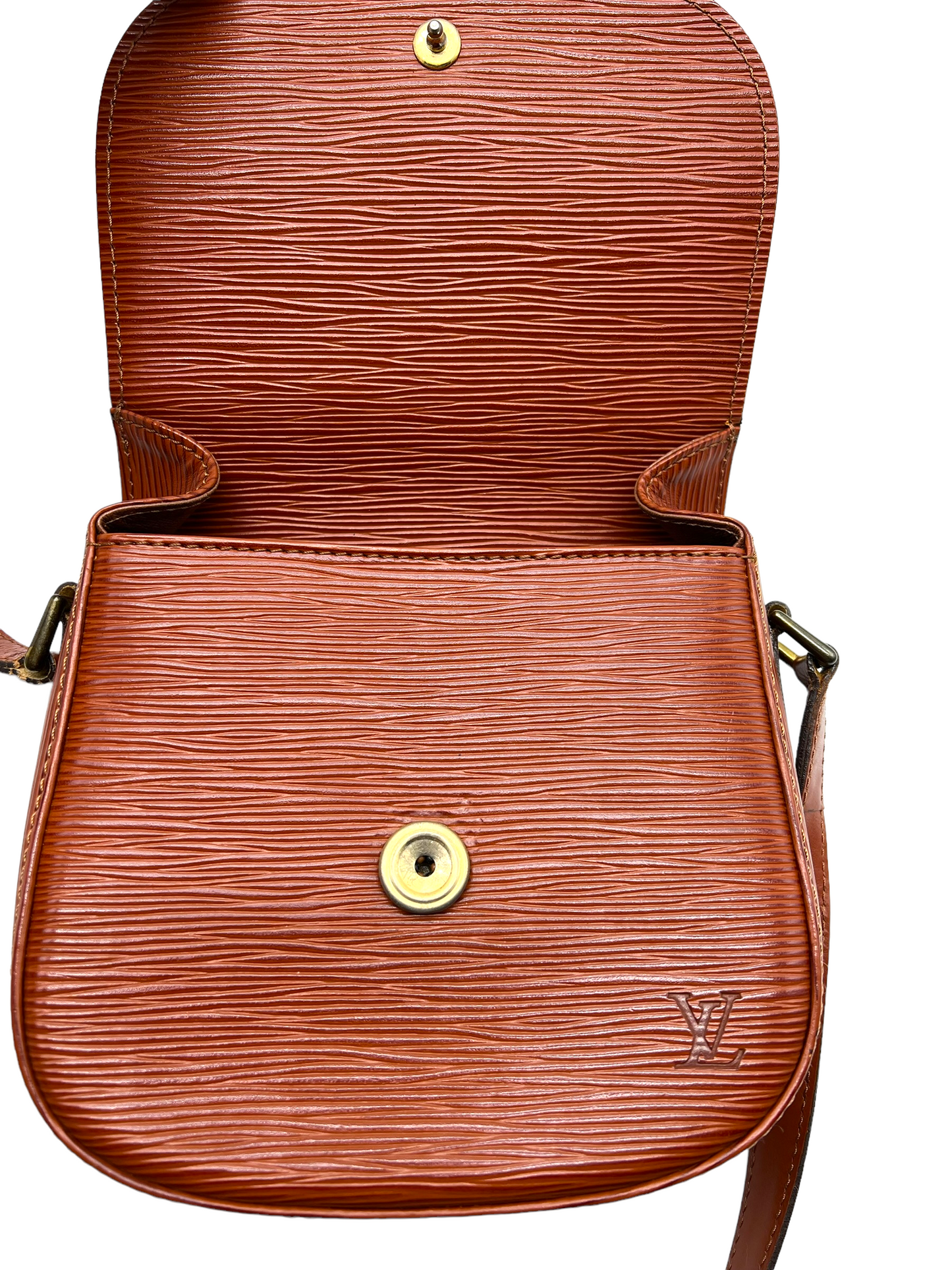 Louis Vuitton Cognac Epi Leather St. Cloud PM Crossbody