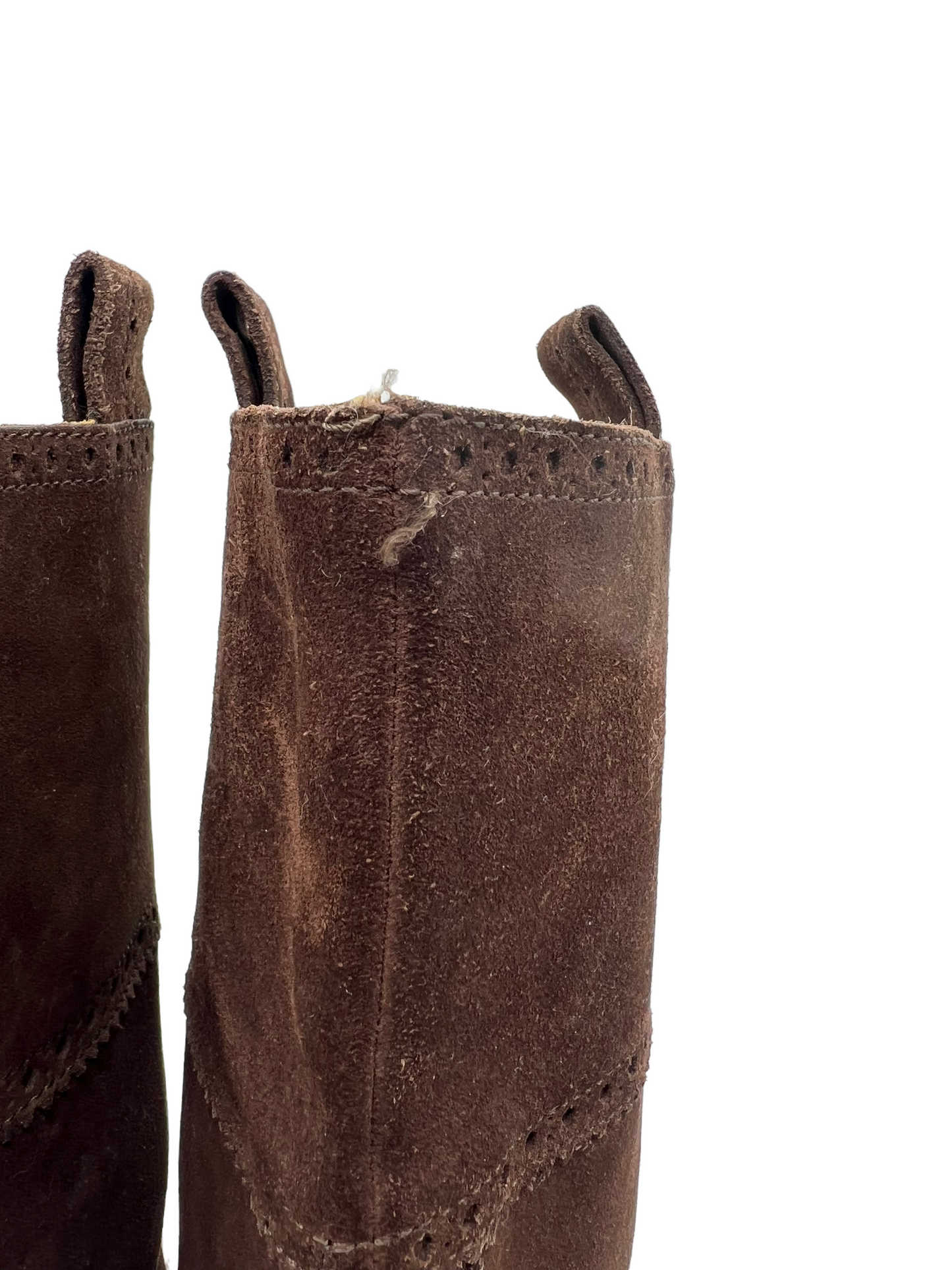 Gucci Brown Suede Size 8.5B Calf Boots