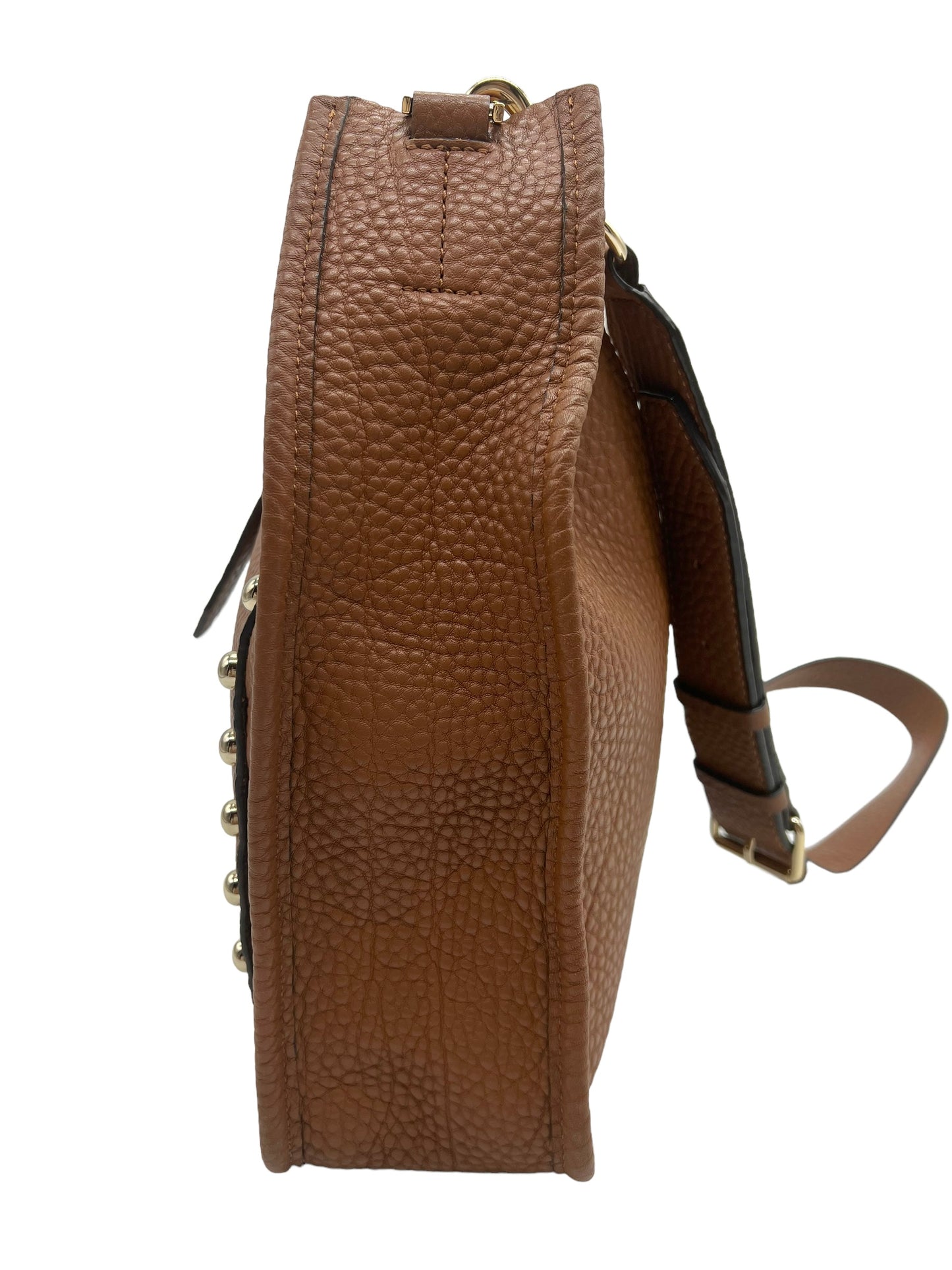 Rebecca Minkoff Tan Unlined Studded Feed Bag