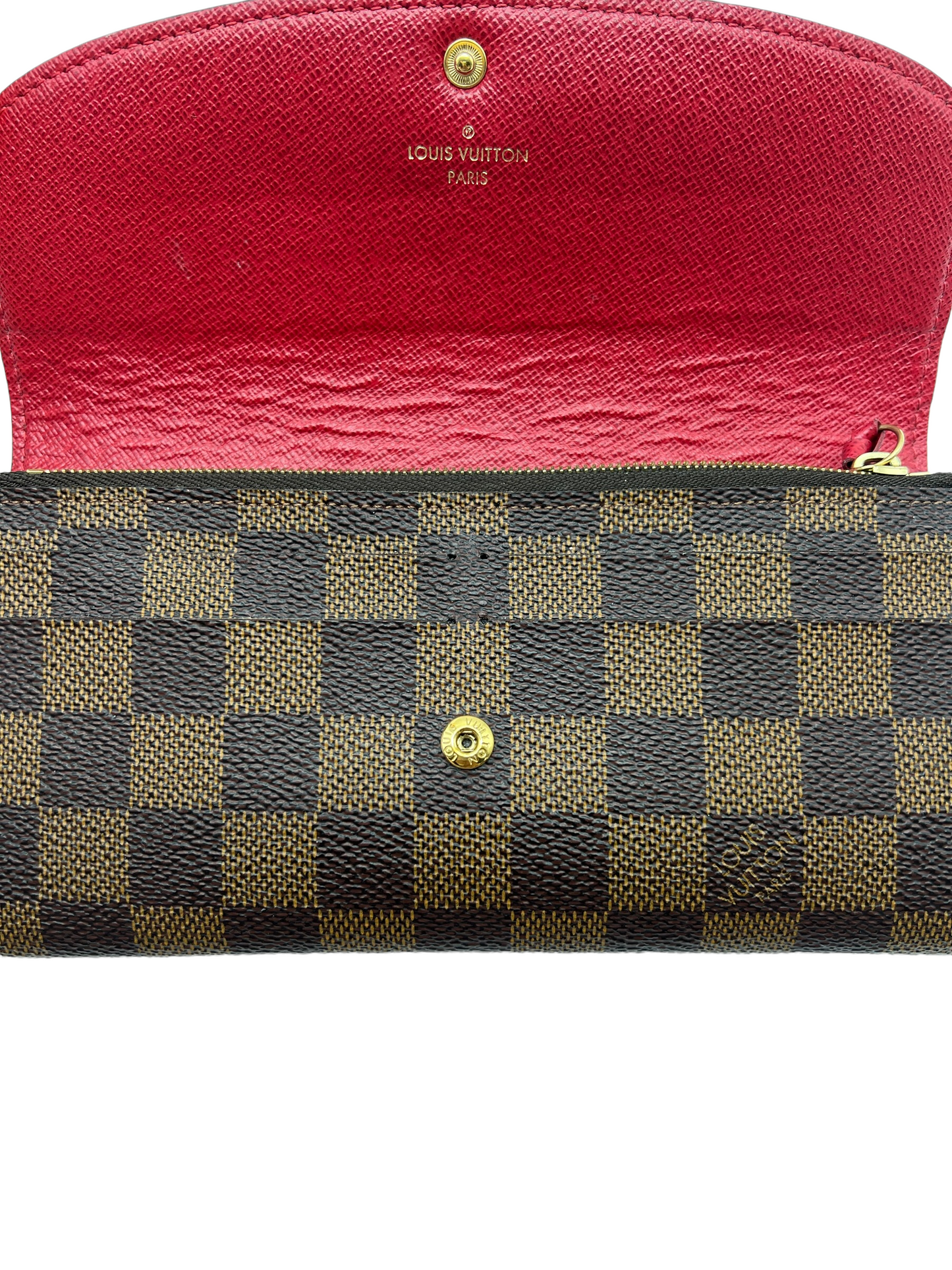 Louis Vuitton Damier Ebene Emilie Wallet