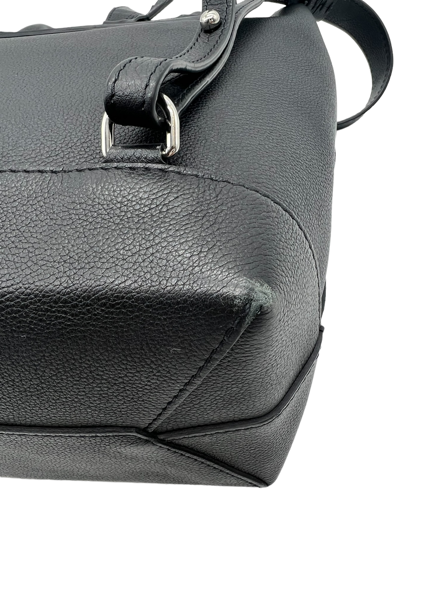 Louis Vuitton Black Calfskin Lockme Backpack Handbag