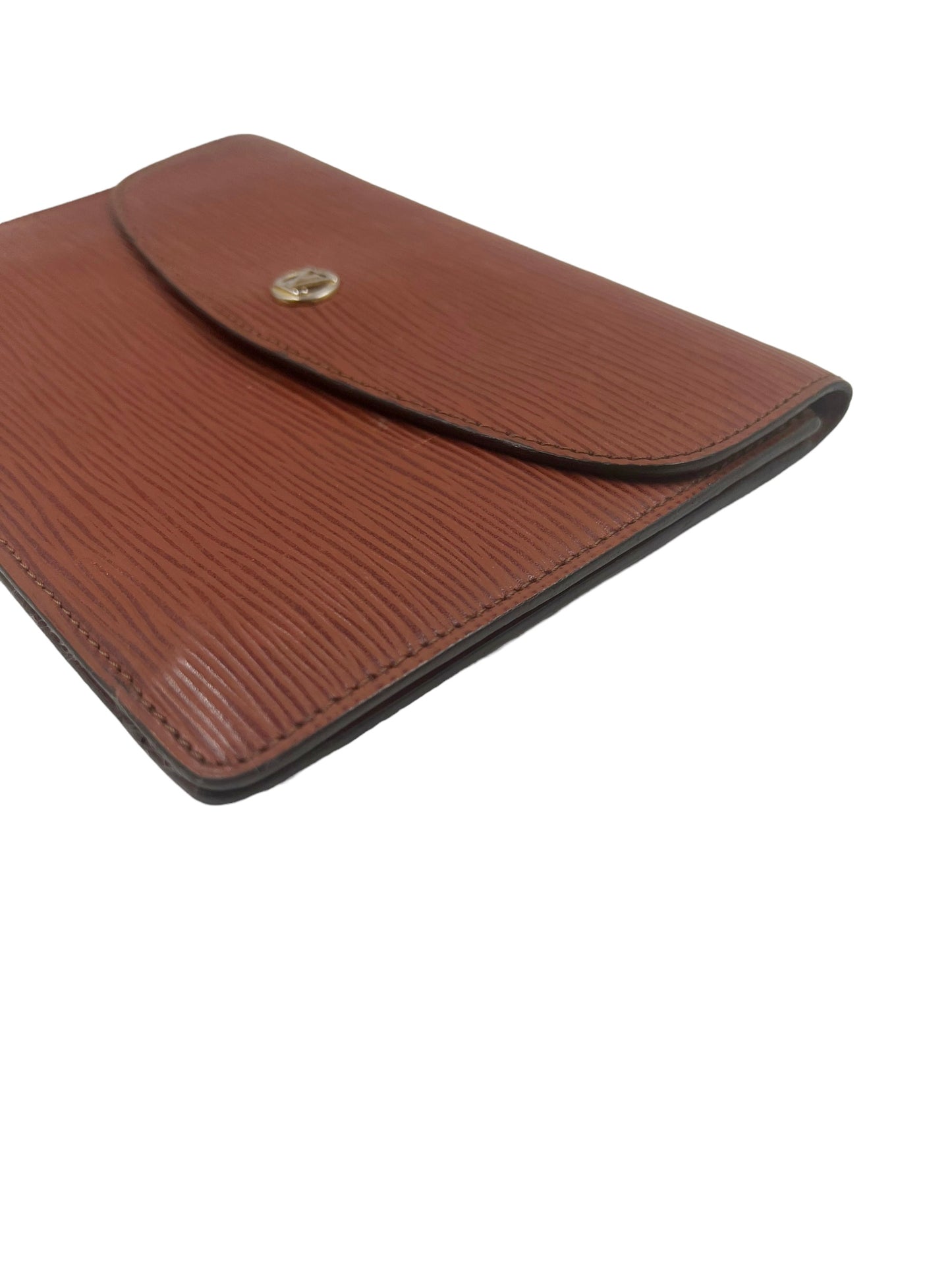 Louis Vuitton Tan Vintage Epi Montaigne 20 Clutch