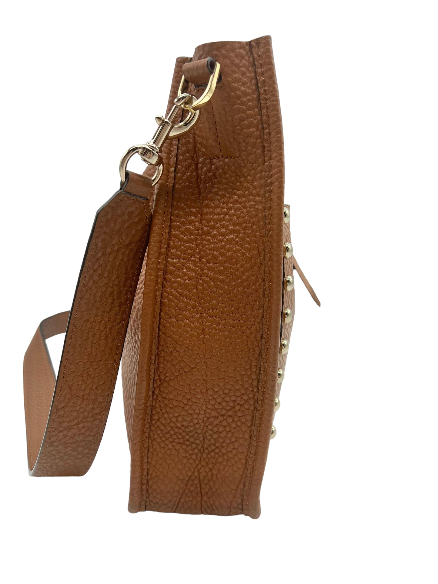 Rebecca Minkoff Tan Unlined Studded Feed Bag