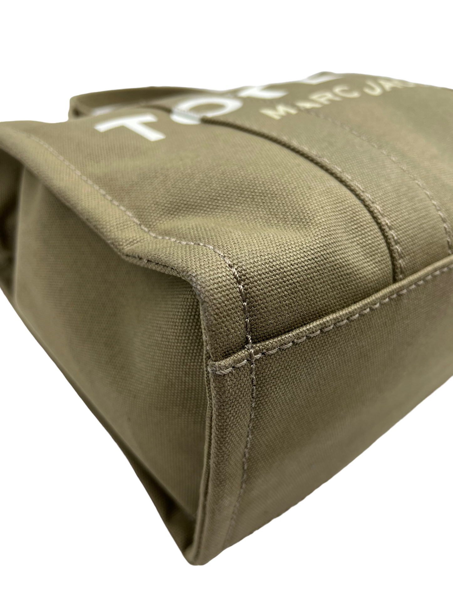 Marc Jacobs Khaki Canvas "The Medium Tote" Bag
