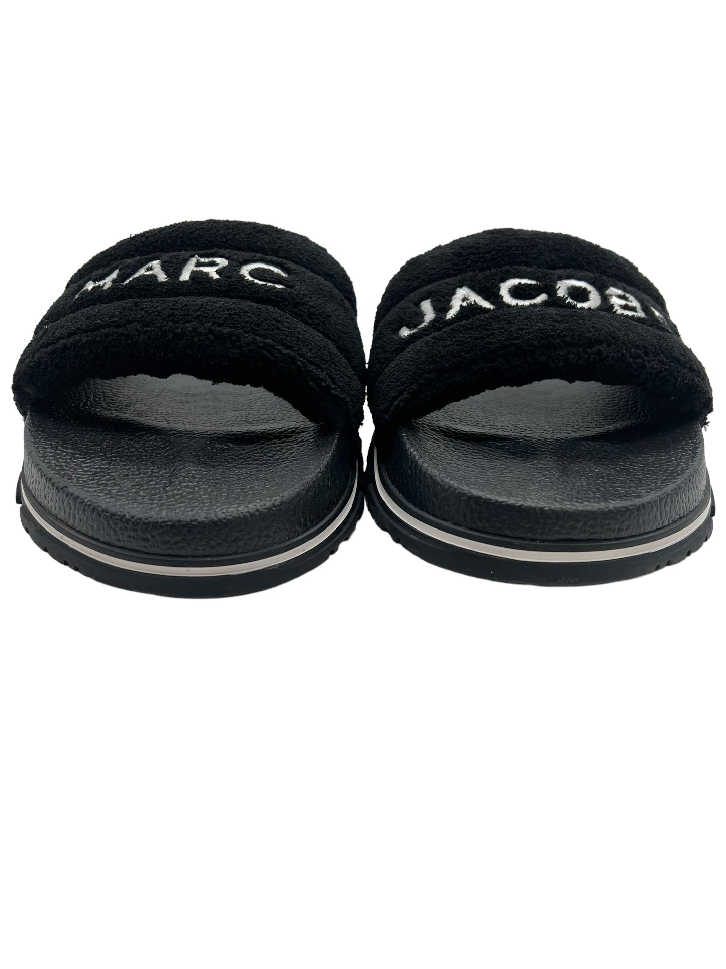 Marc Jacobs Black & White "The Slide" Size 41 Sandals