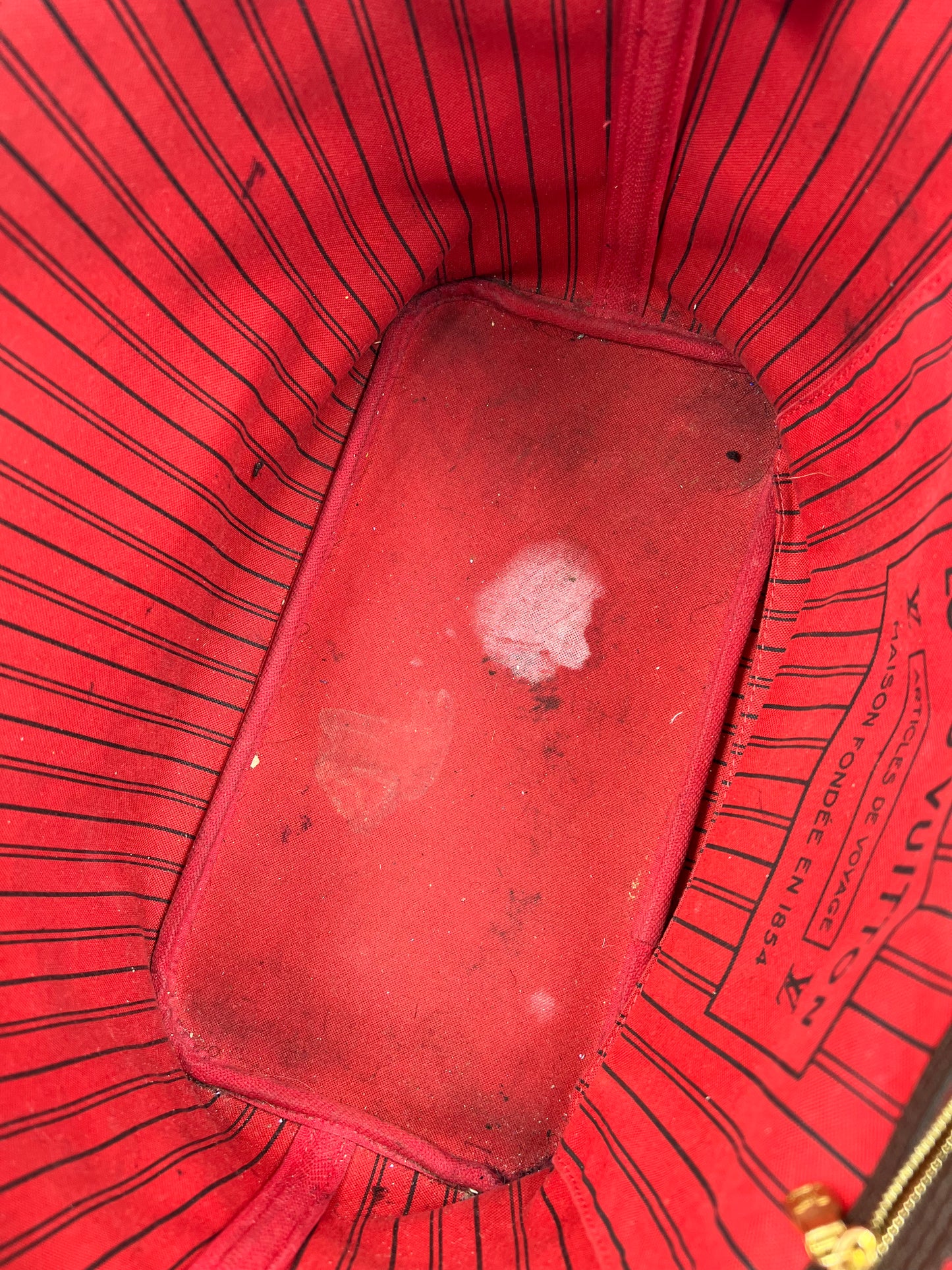 Louis Vuitton Damier Ebene Neverfull MM Tote