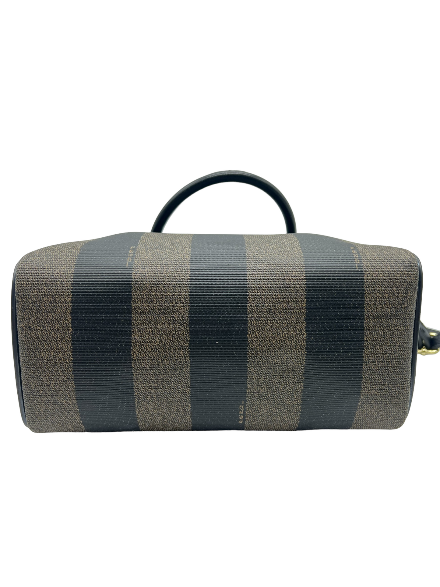 Fendi Vintage Pequin Stripe Mini Boston Bag