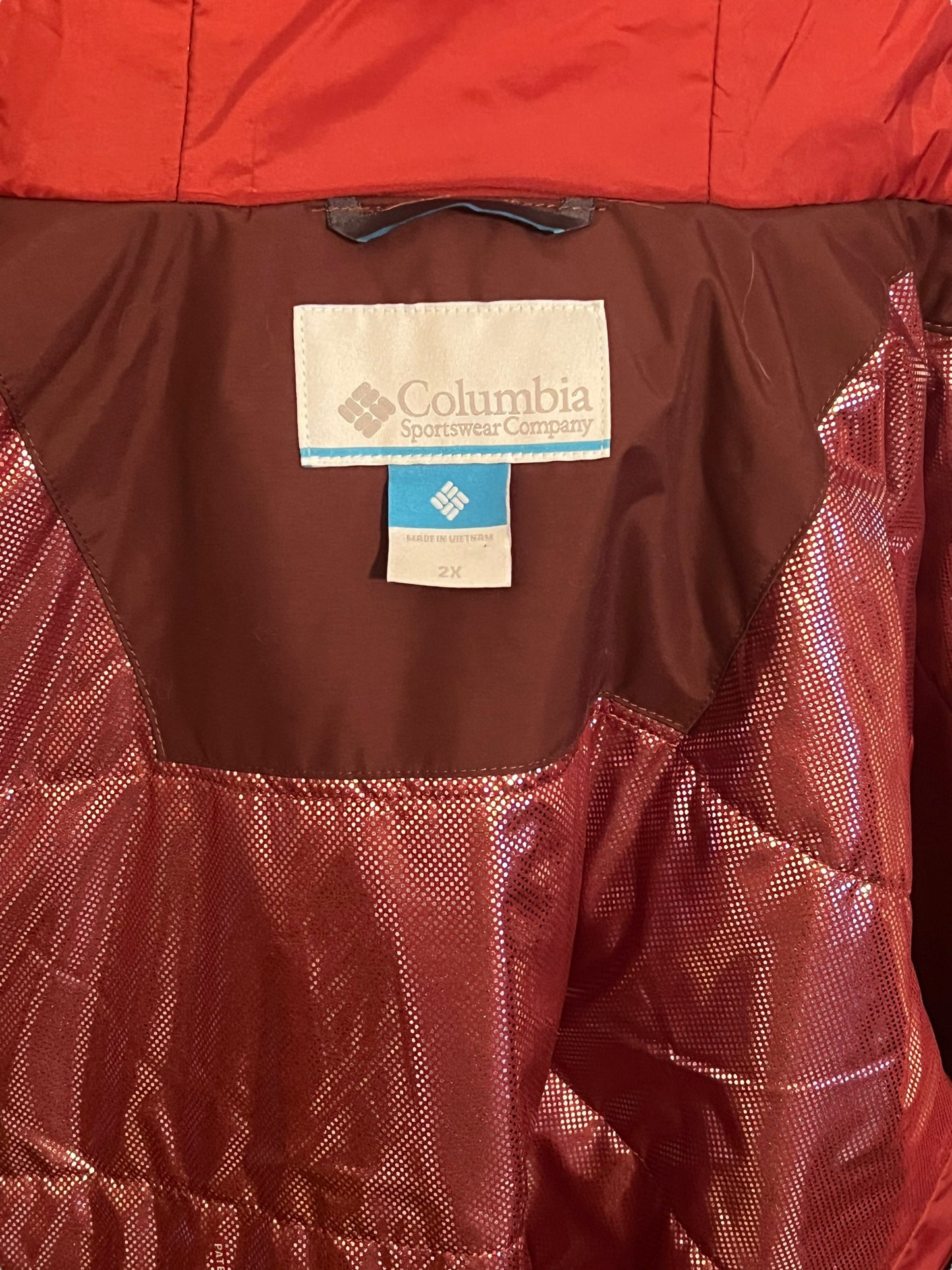 Columbia Tipton Peak Size 2X Insulated Jacket
