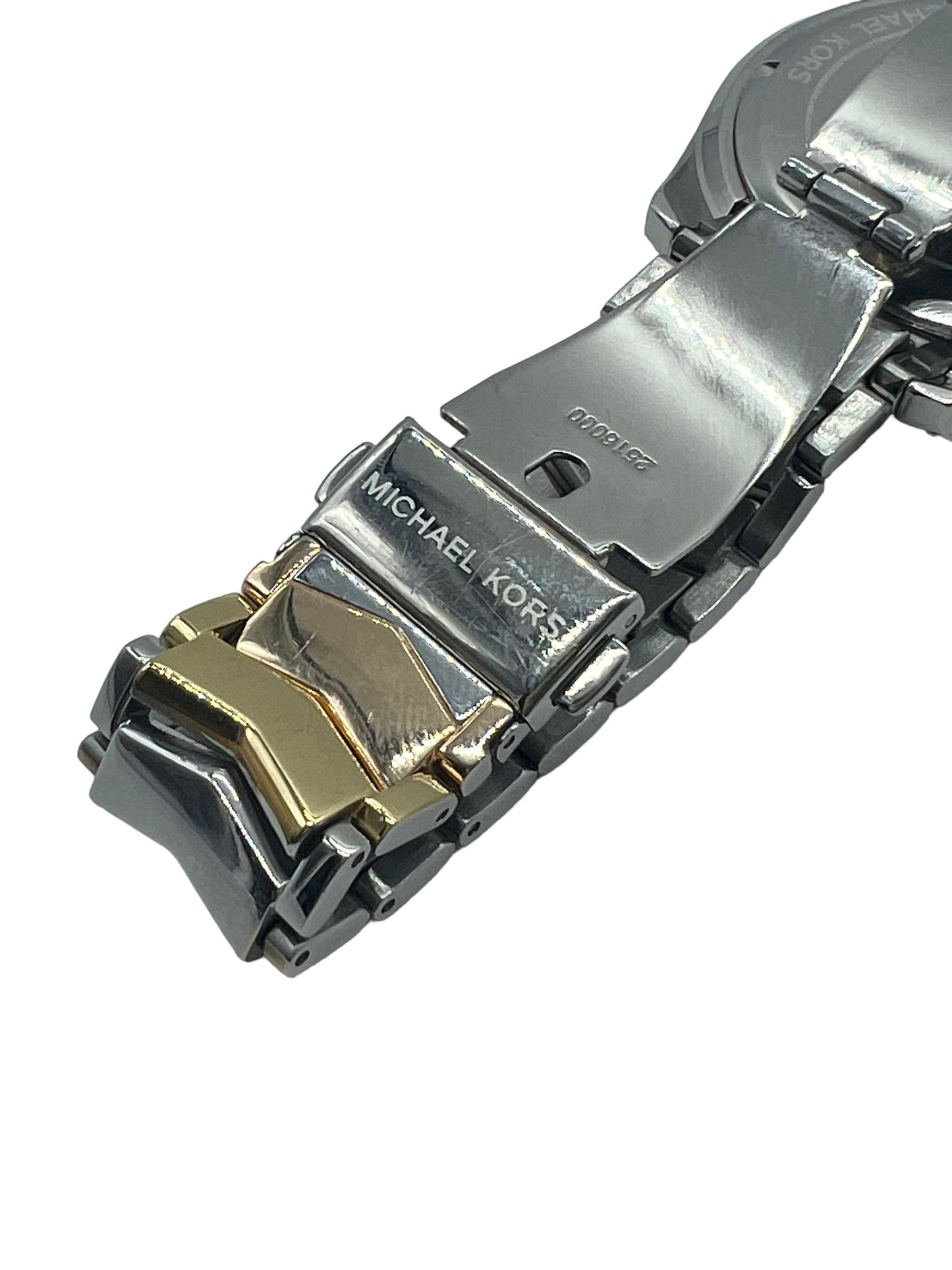 Michael Kors Whitney Pave Tri-Tone Chronograph Watch