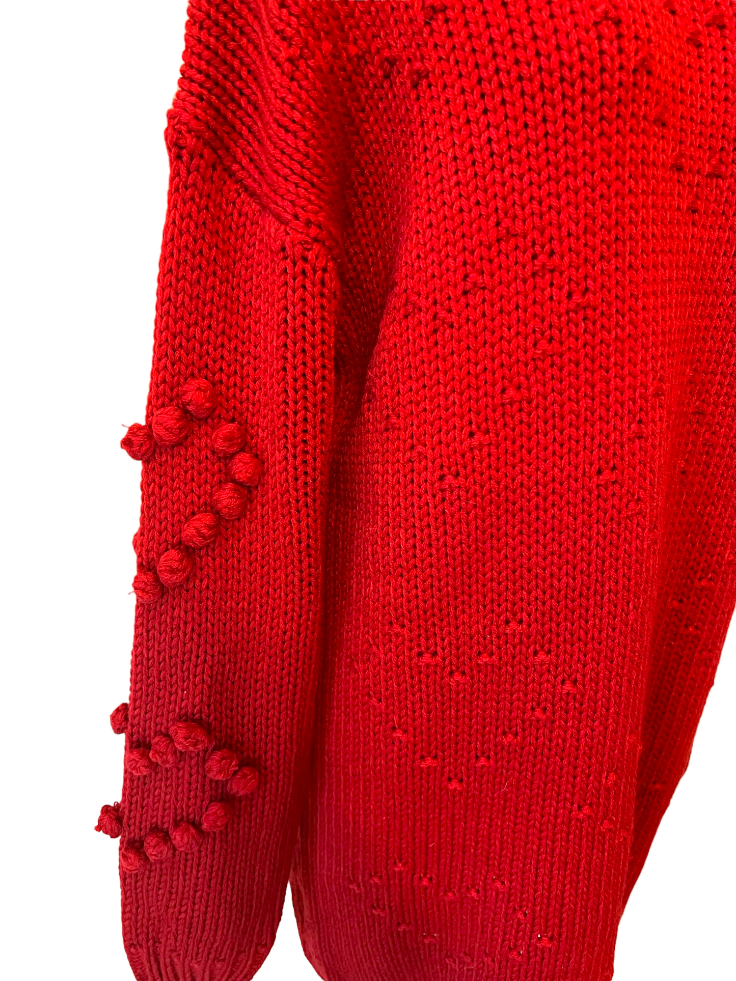 4SI3NNA Red Knit Size S Heart Dress