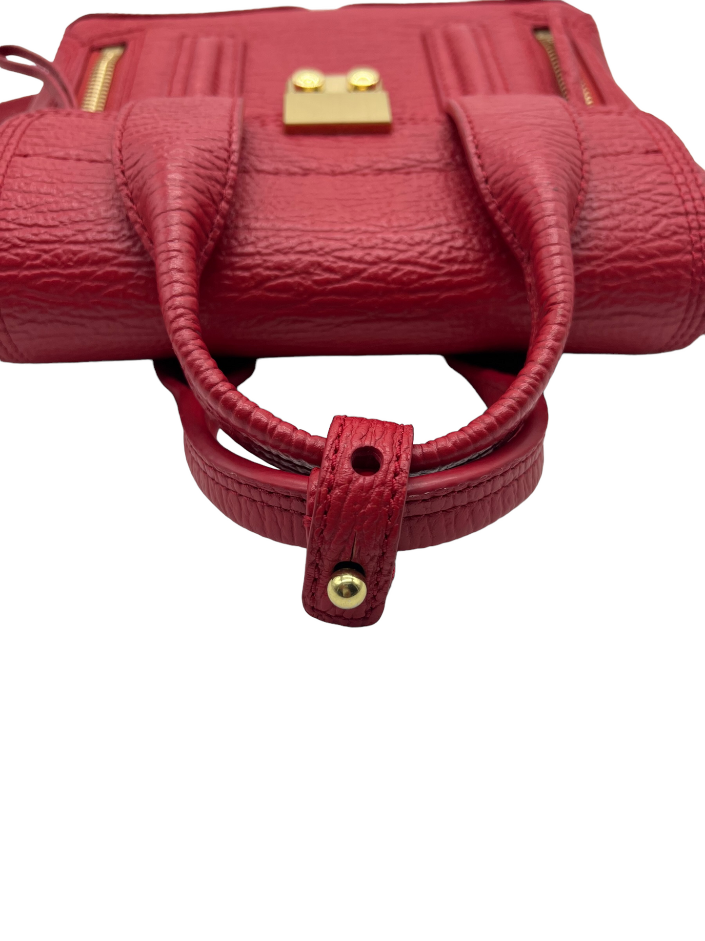 Phillip Lim Red Leather Mini Pashli Shoulder Bag