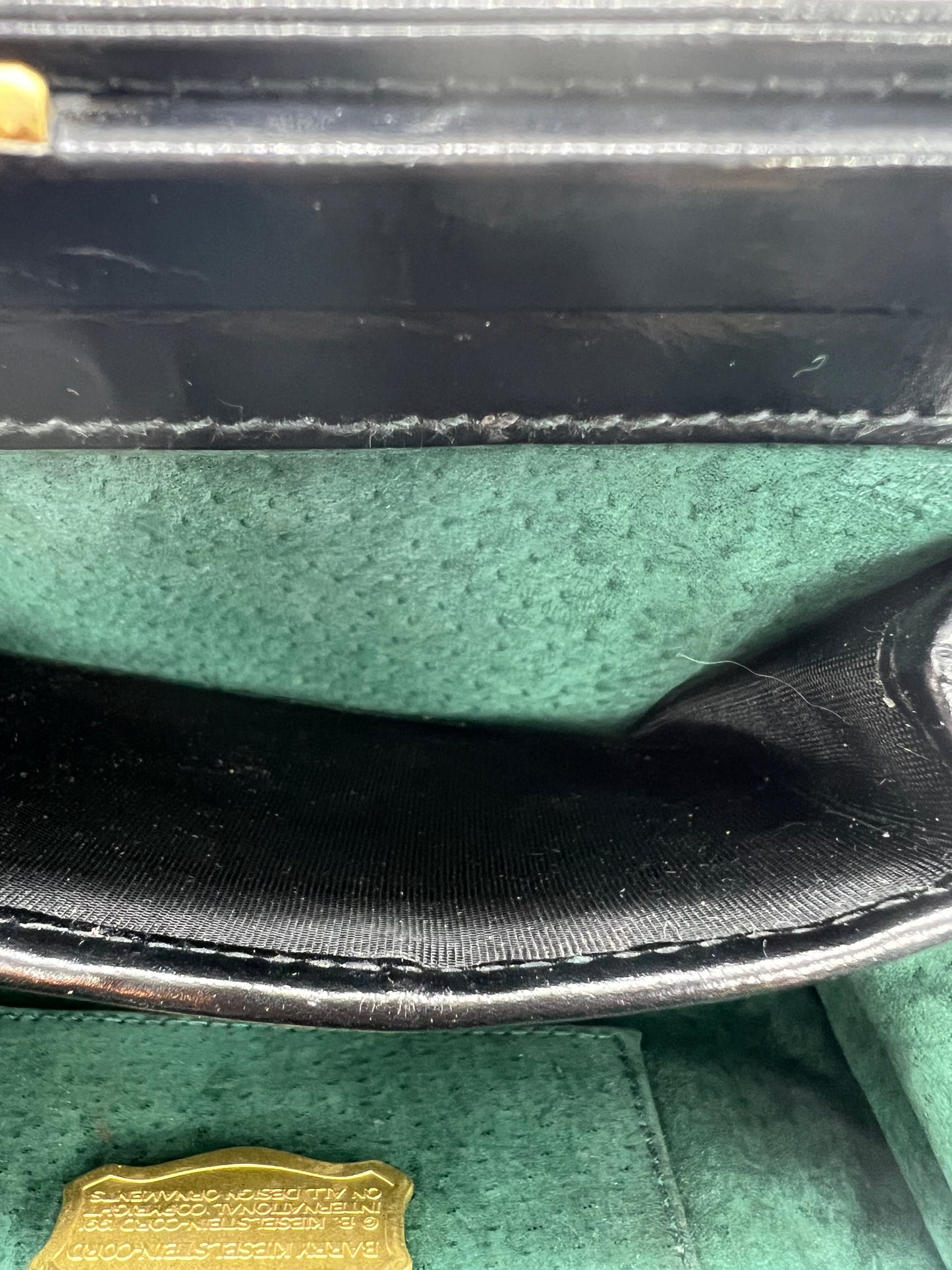 Barry Kieselstein-Cord Black Leather Chain Bag