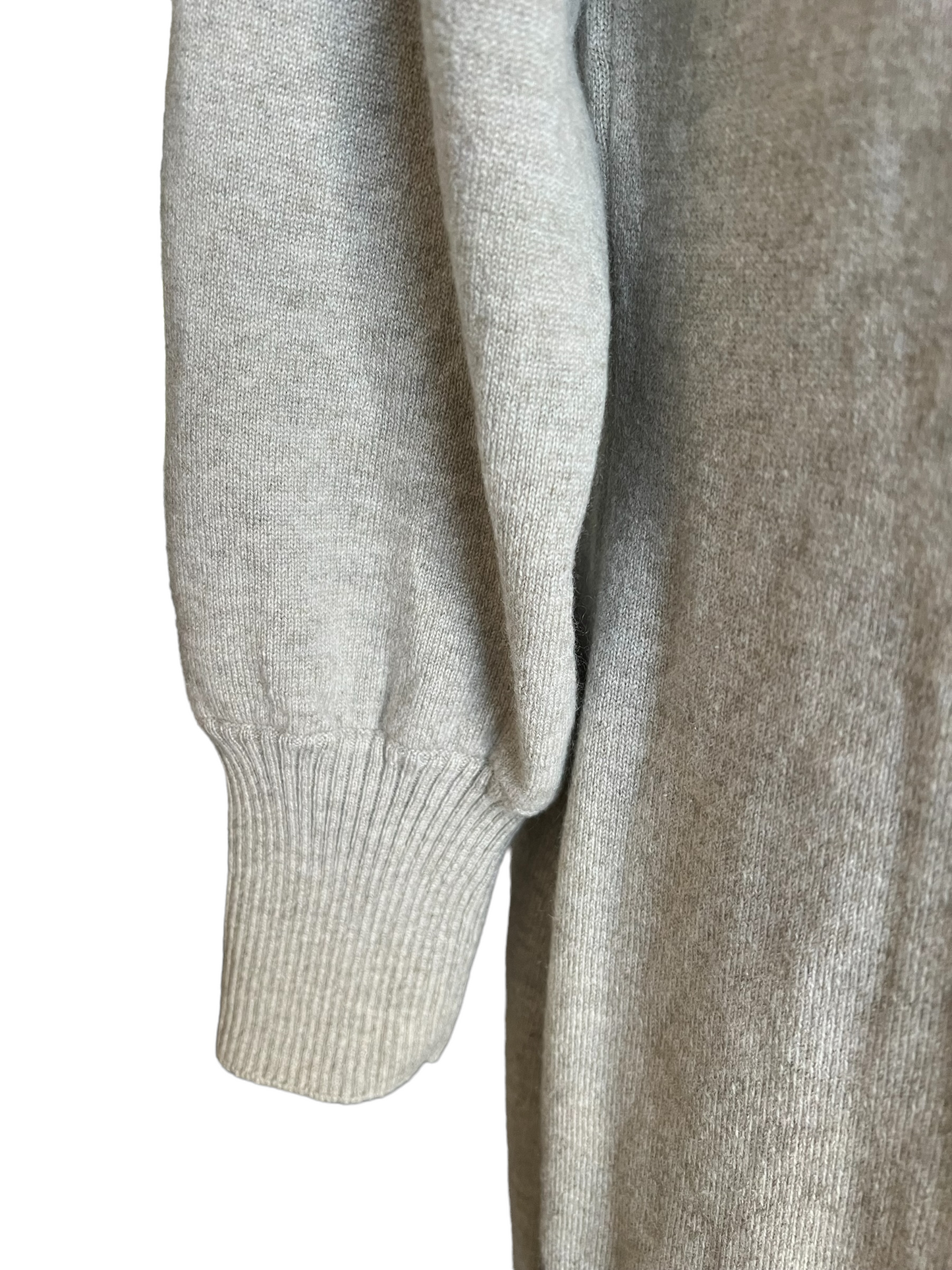 Chanel Gray 08C Cashmere Coco Line Size 44 Dress