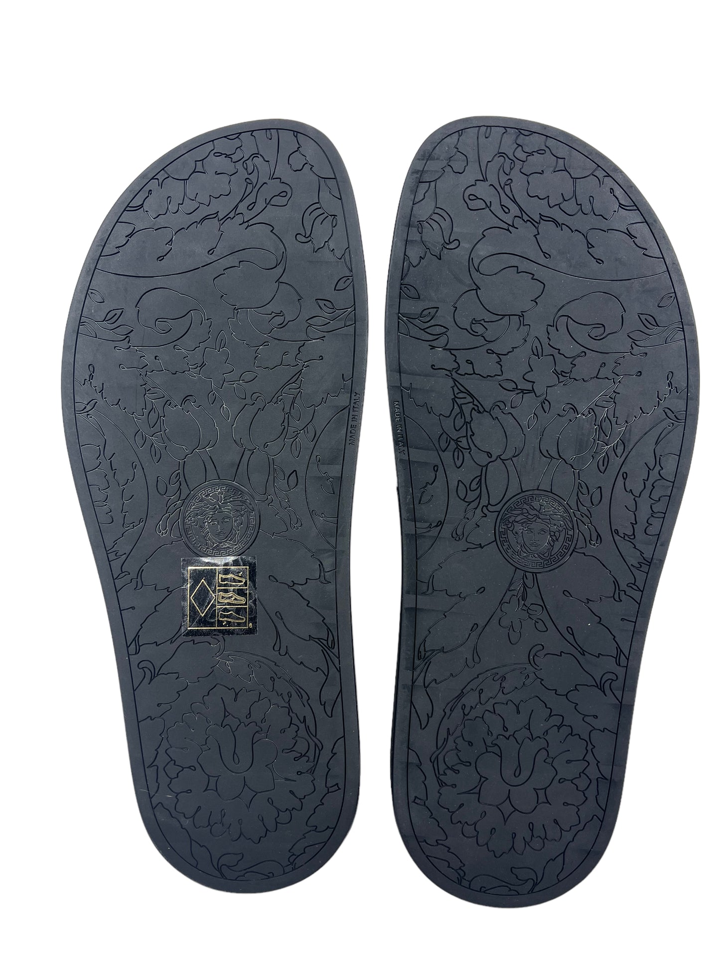 Versace Size 39 White Palazzo Pool Slides