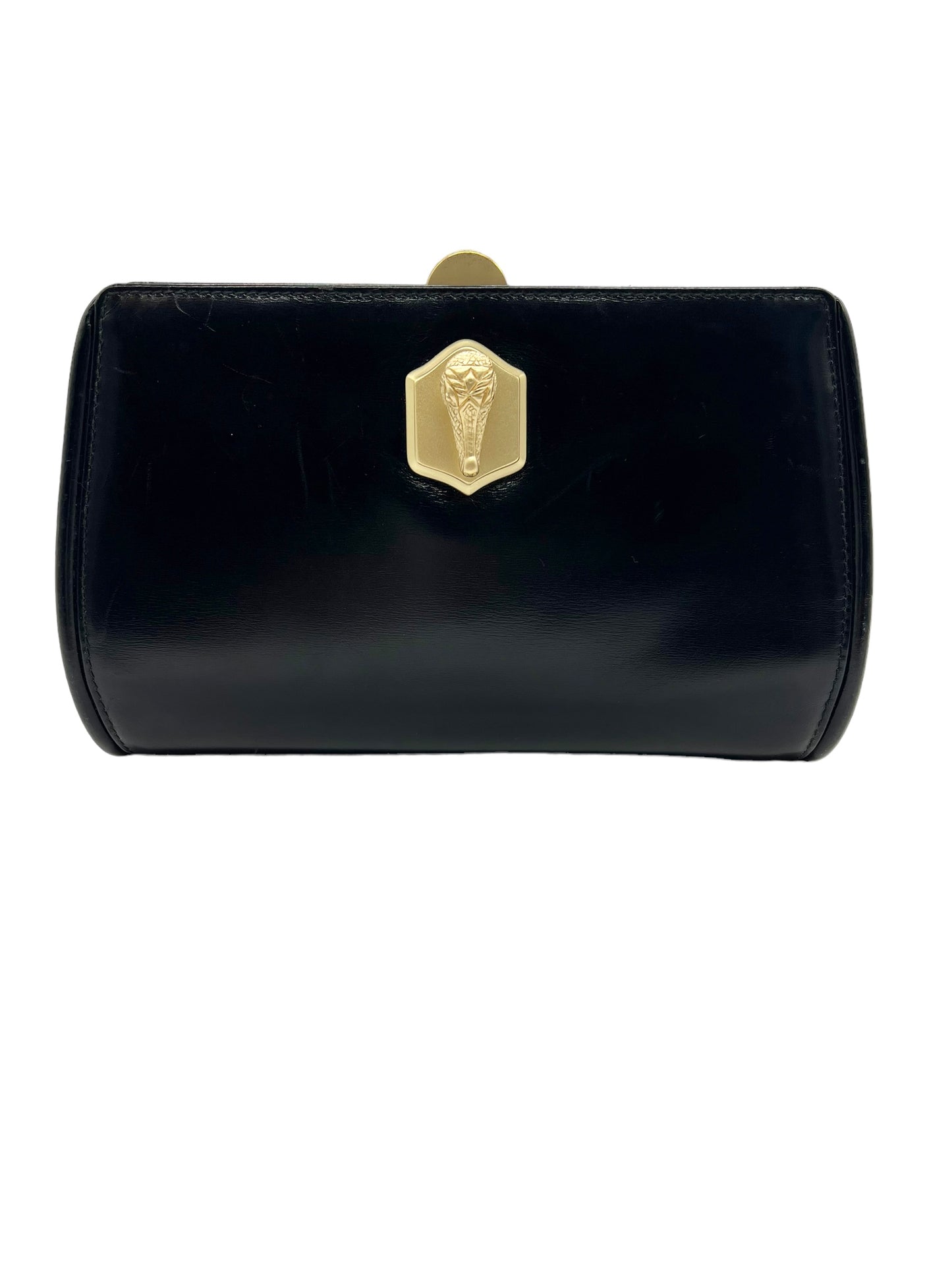 Barry Kieselstein-Cord Black Leather Chain Bag