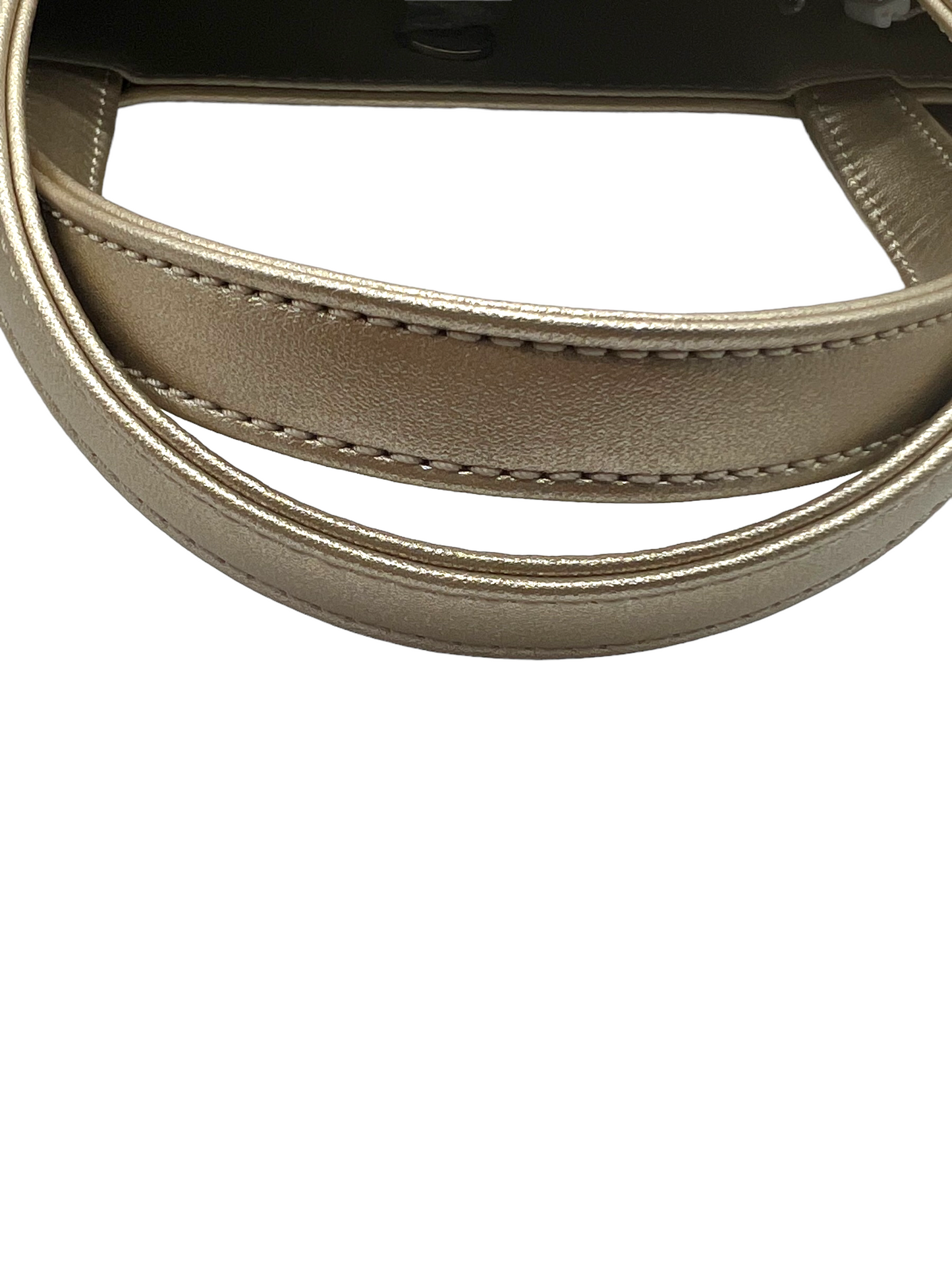 Telfar Vegan Leather Medium Gold Shopper