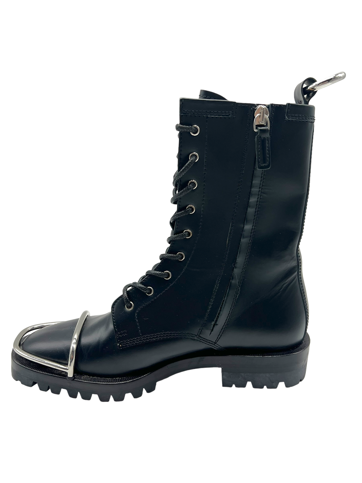 Alexander Wang Black Kennah Size 38 Combat Boots