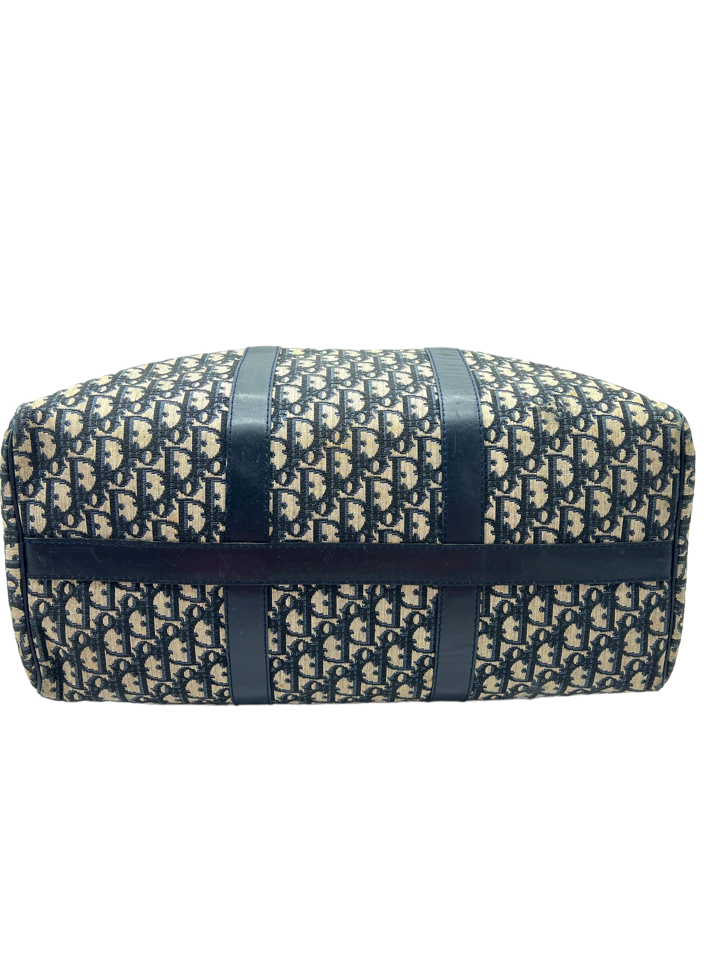 Christian Dior Vintage Blue Navy Trotter Duffle