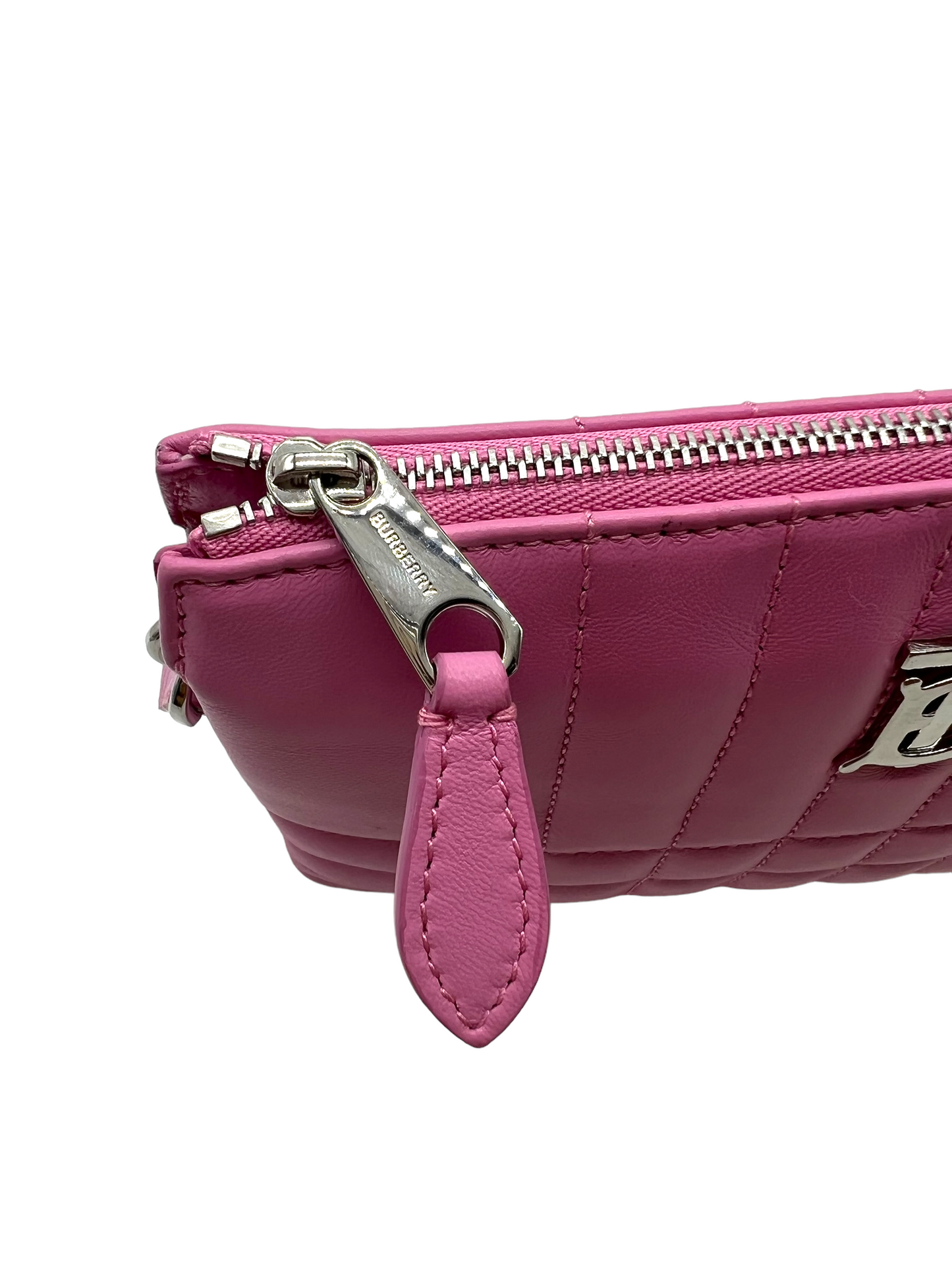 Burberry Pink Quilted Lola Crossbody