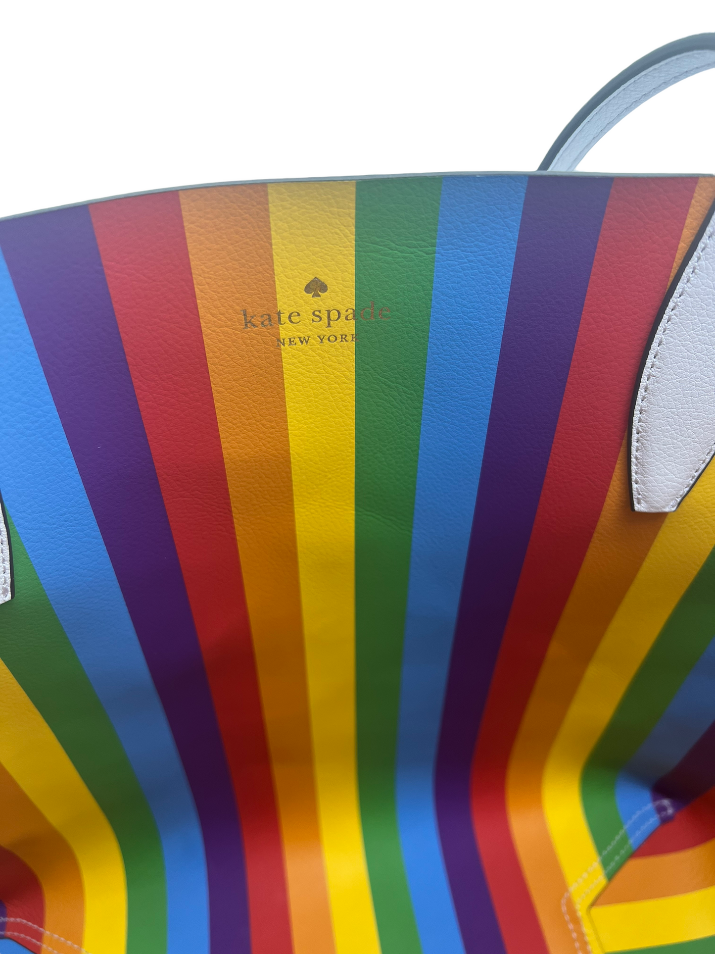 Kate Spade Large White Arch Spectrum Reversible Tote