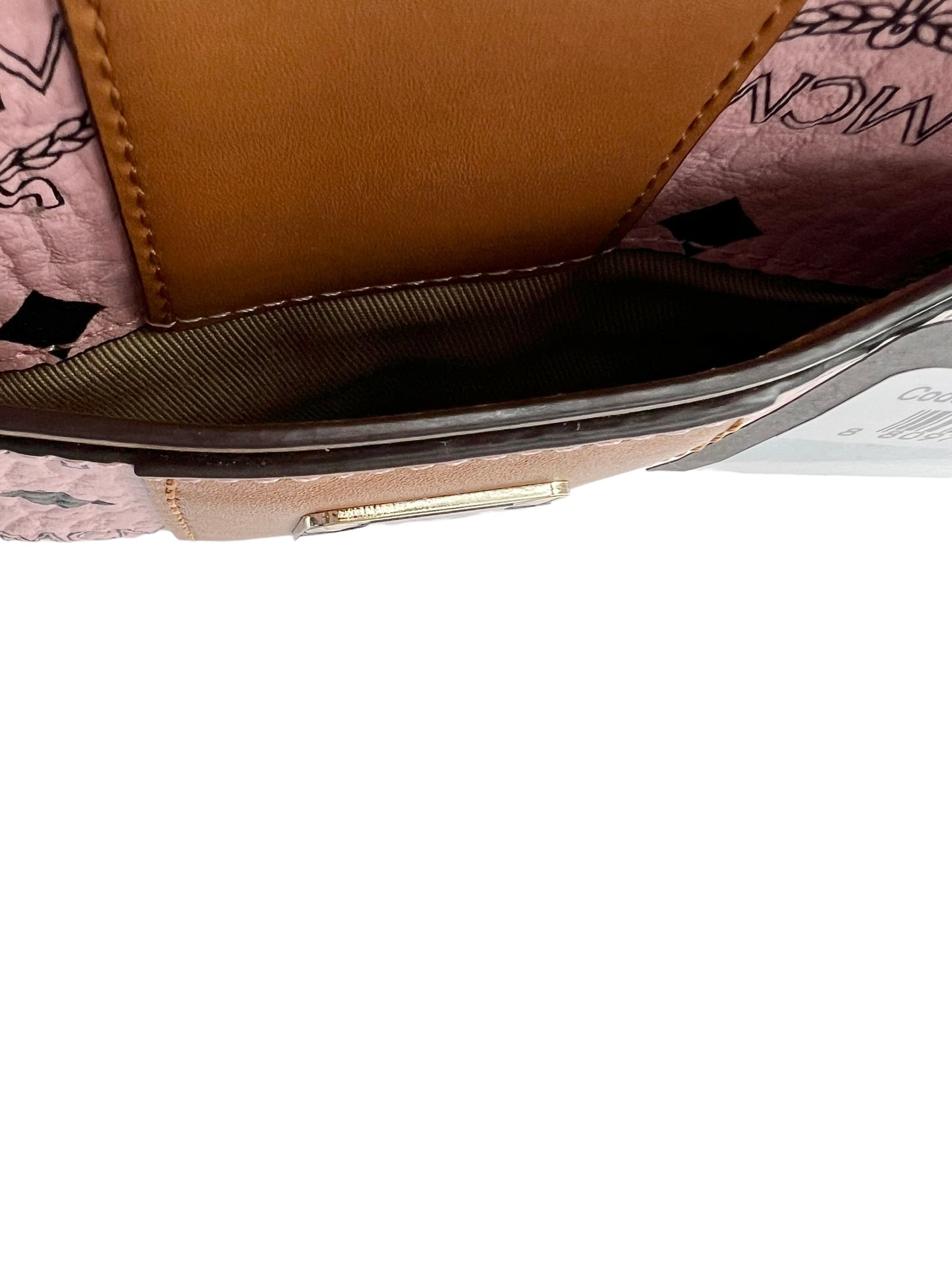 MCM Pink Medium Anya Visetos Tote